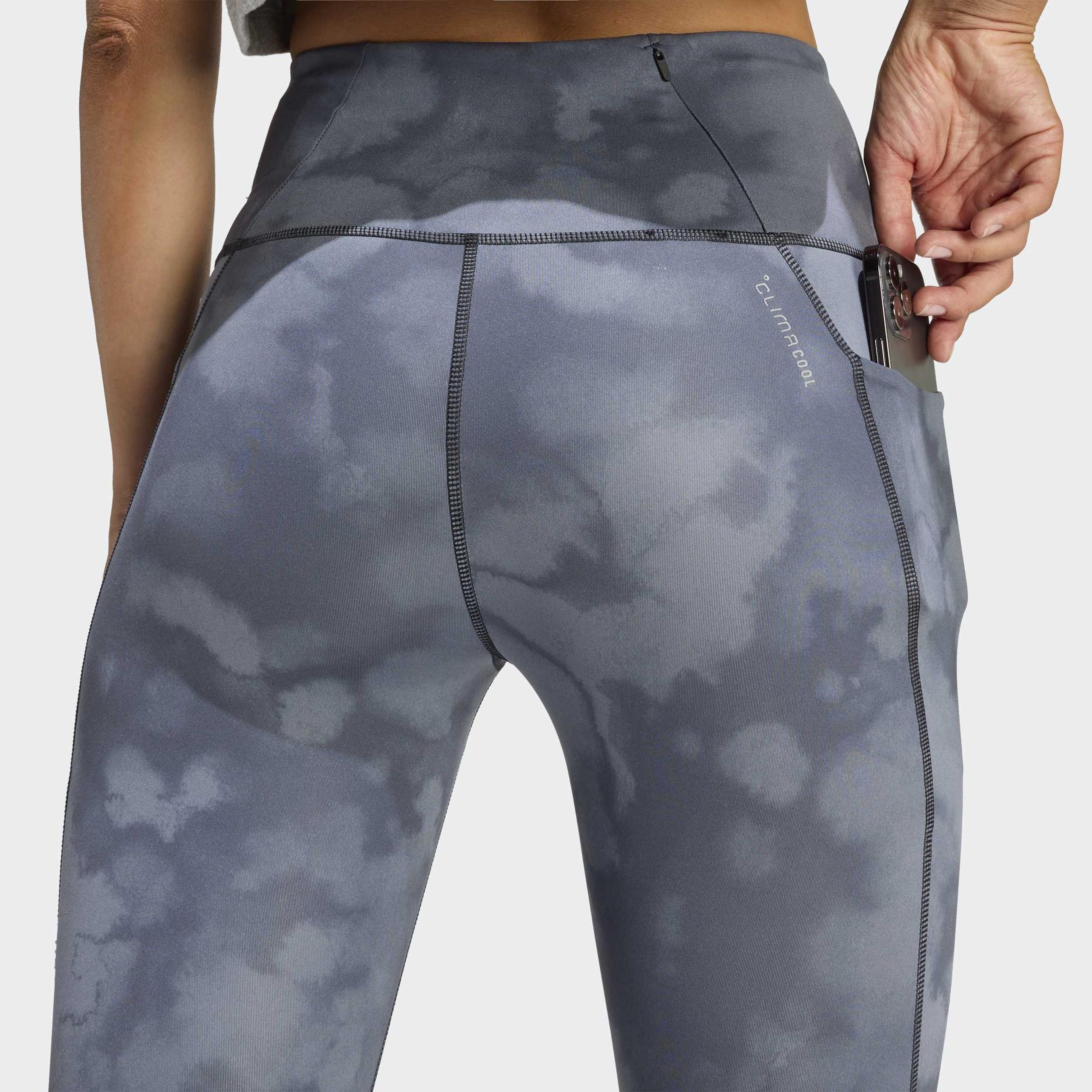 adidas Adi365 Climacool Aop Running 7/8 Kadın Siyah Koşu Taytı