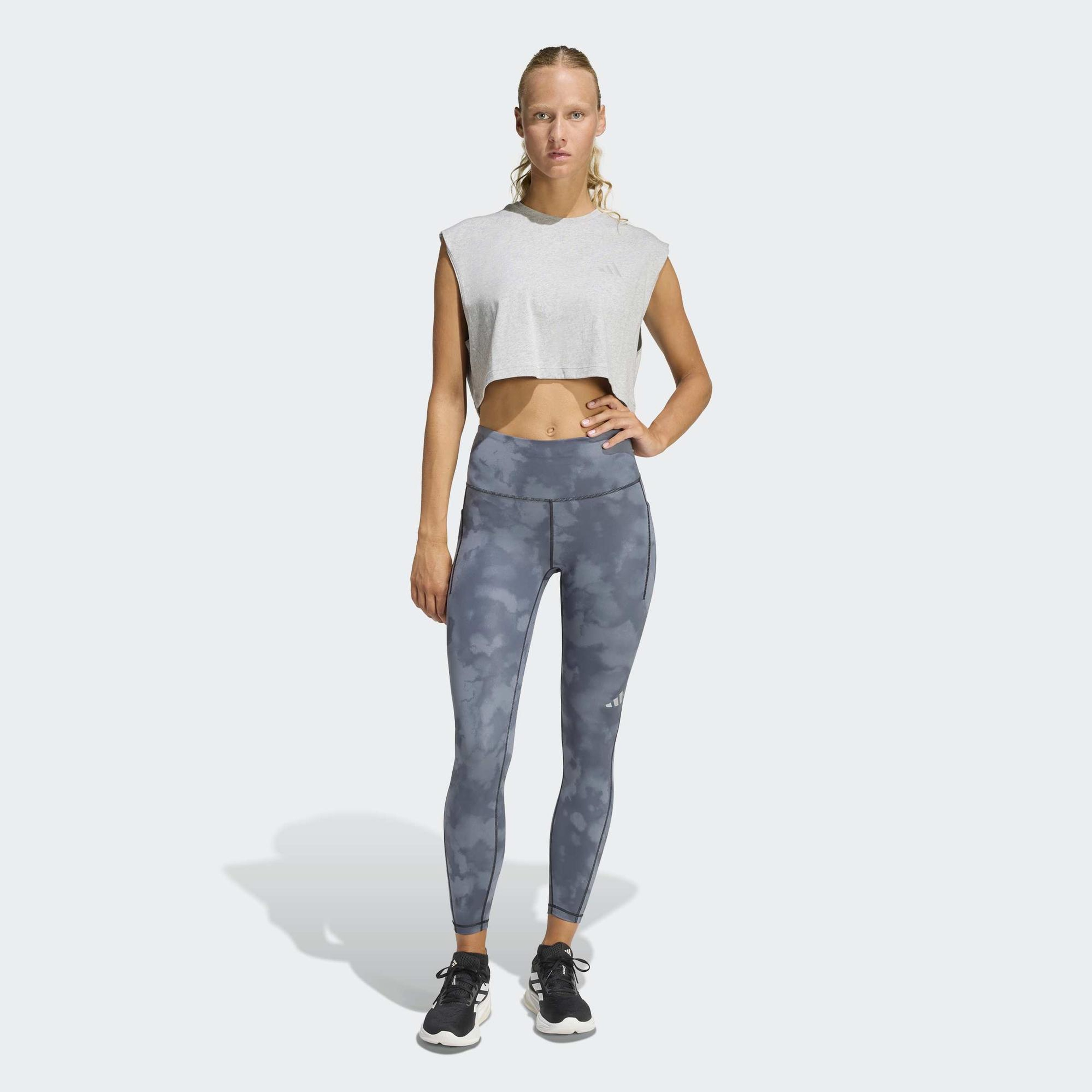 adidas Adi365 Climacool Aop Running 7/8 Kadın Siyah Koşu Taytı