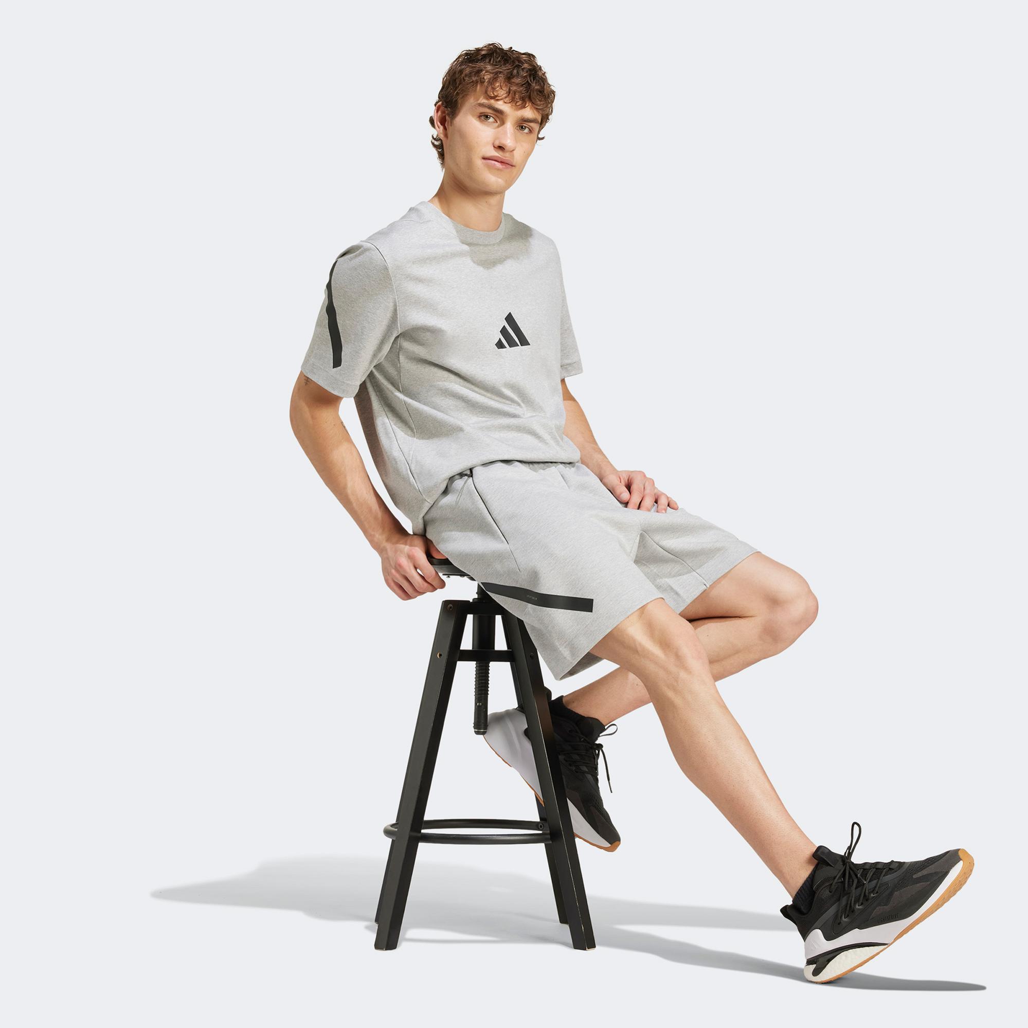 adidas Z.N.E. Erkek Gri Şort
