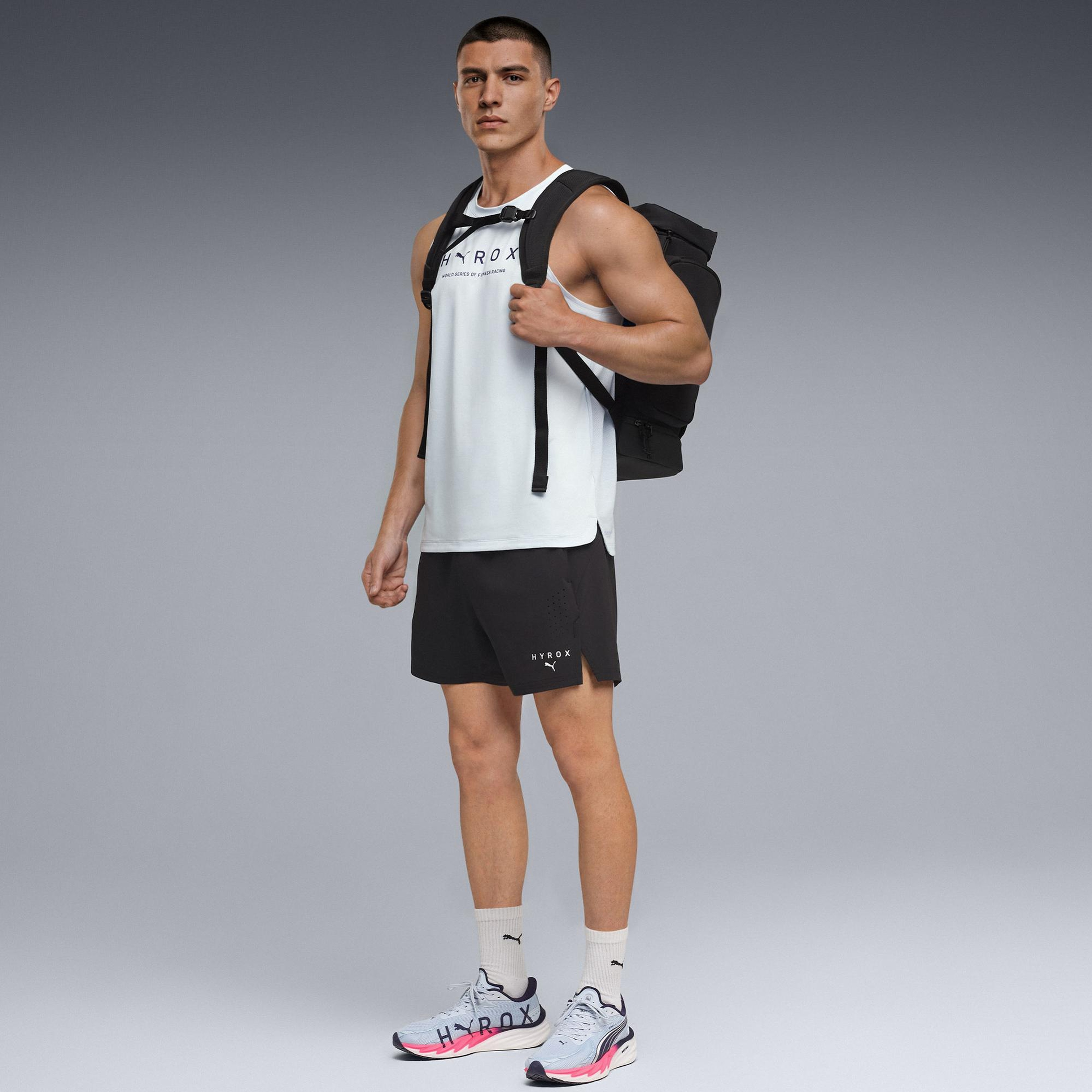 Puma x Hyrox Cloudspun Erkek Beyaz Antrenman Atlet