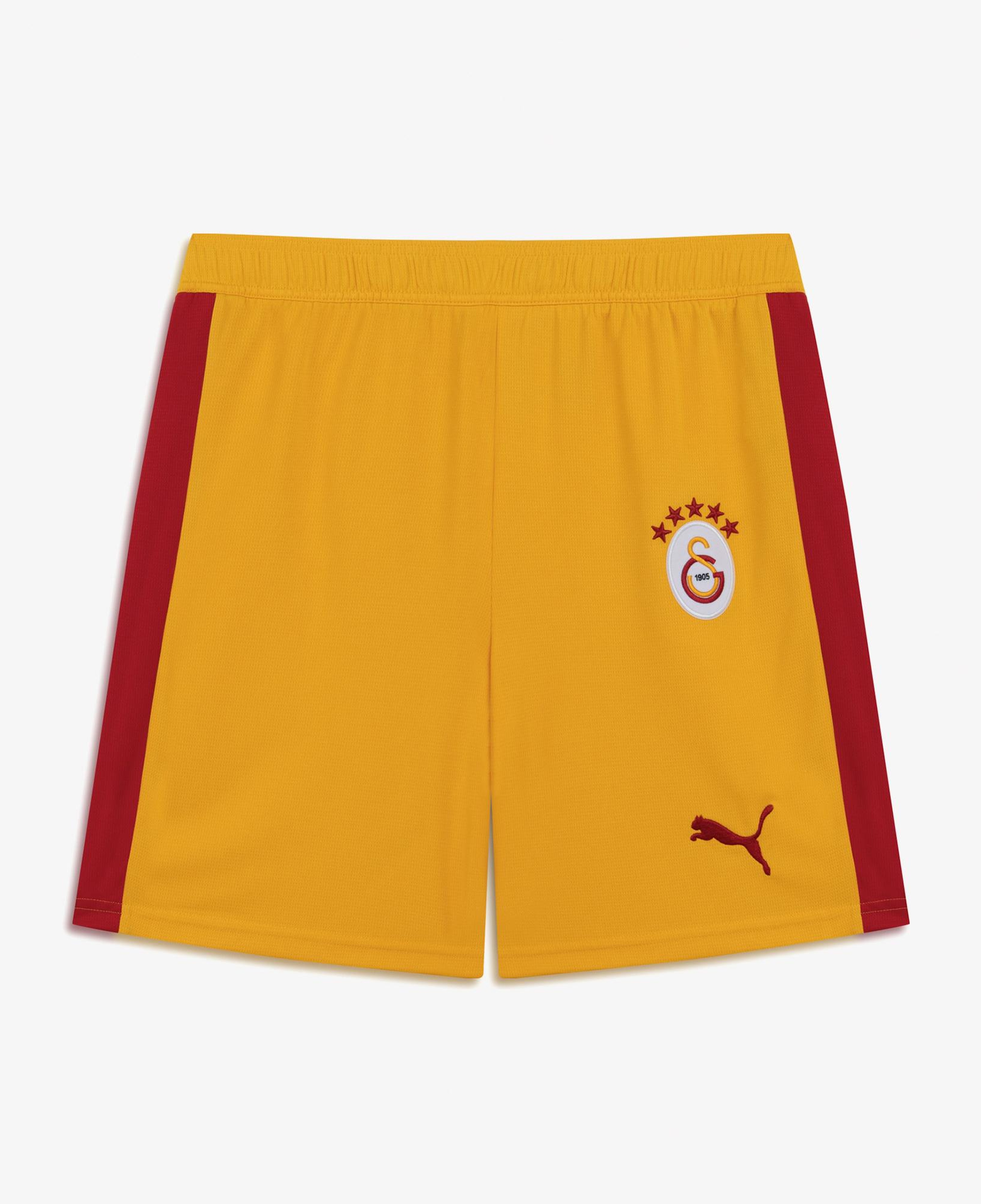 Puma Galatasaray S.K. Retro Erkek Sarı/Kırmızı Futbol Şortu