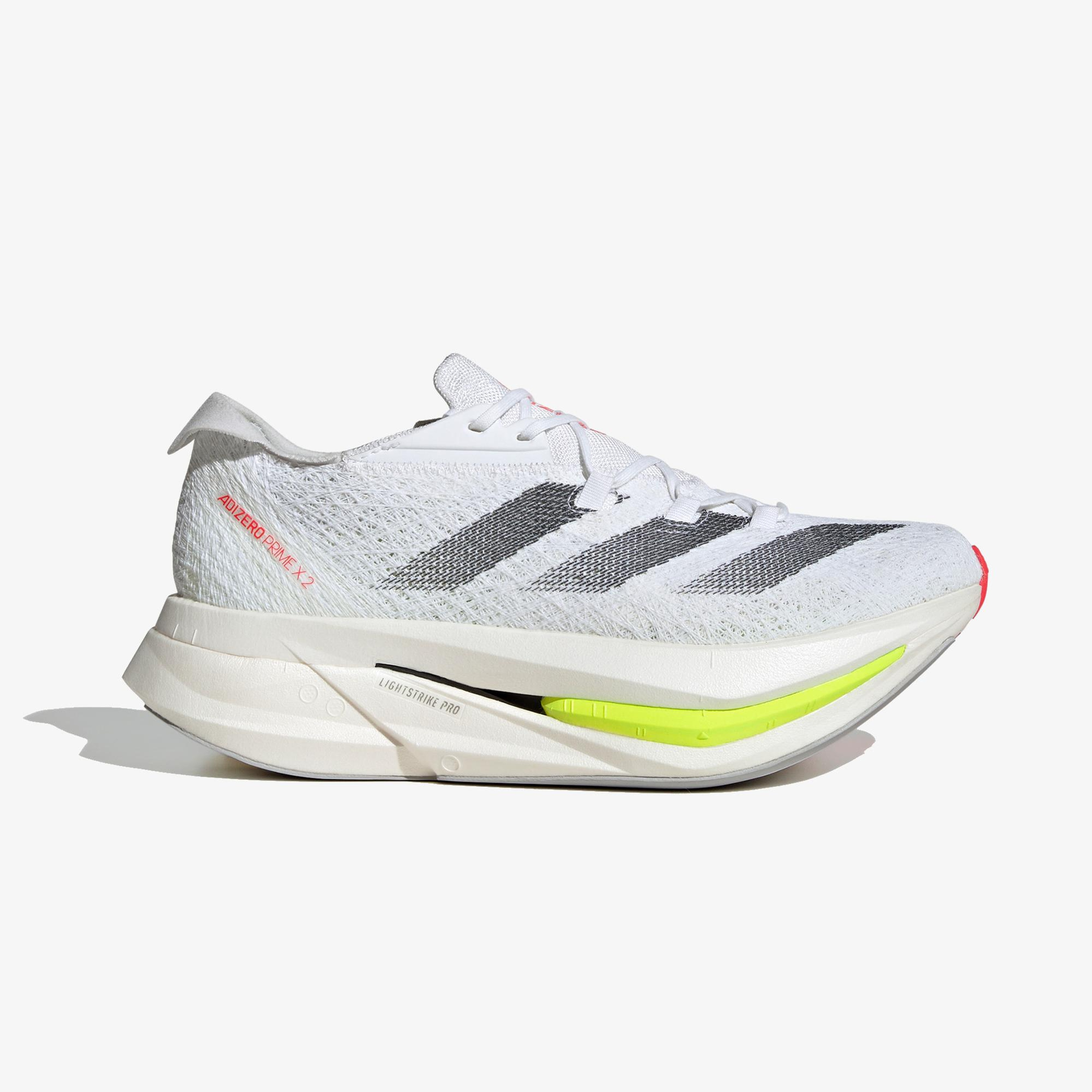 adidas Adizero Prime X 2.0 Strung Unisex Beyaz Koşu Ayakkabısı
