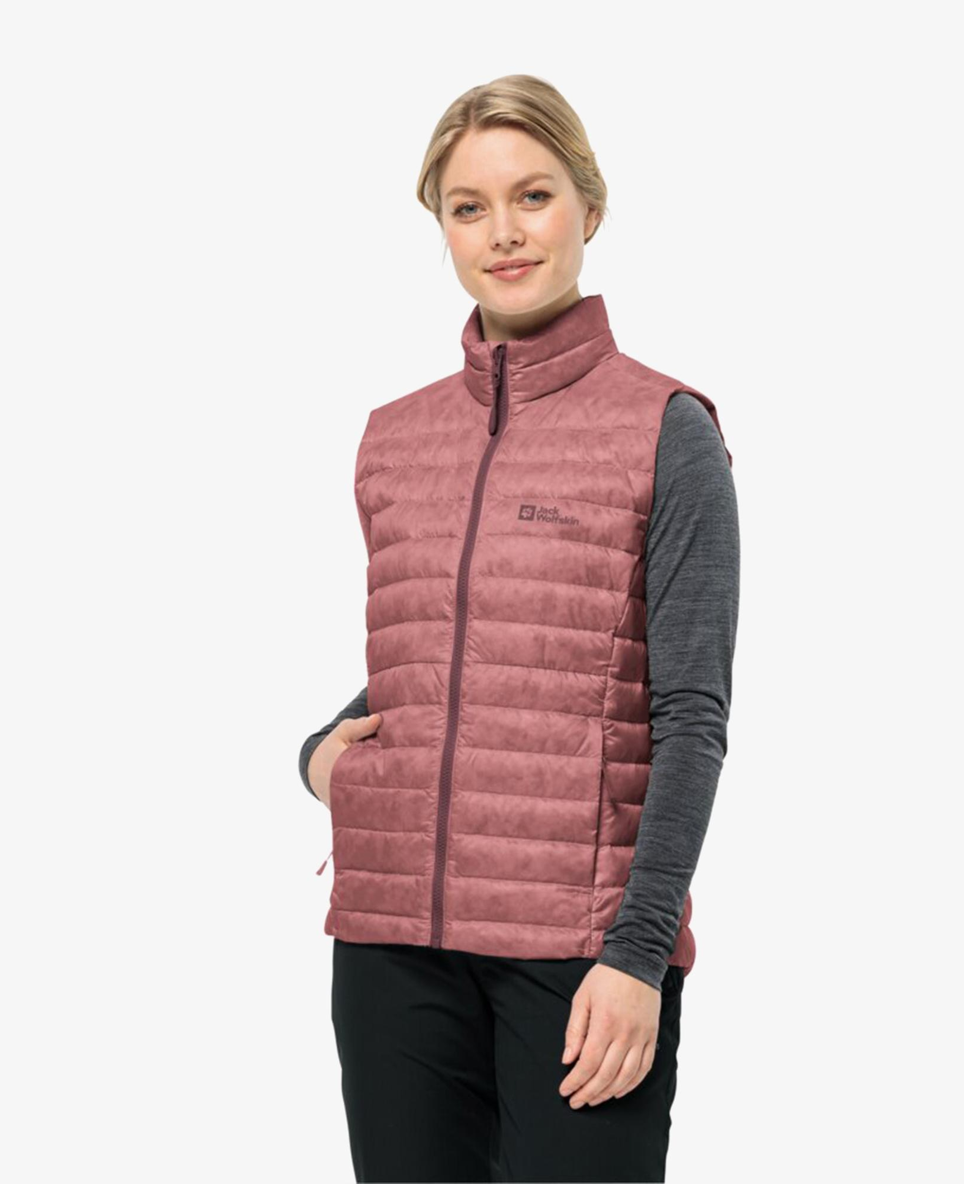 Jack Wolfskin Pilvi Down Kadın Pembe Outdoor Yelek