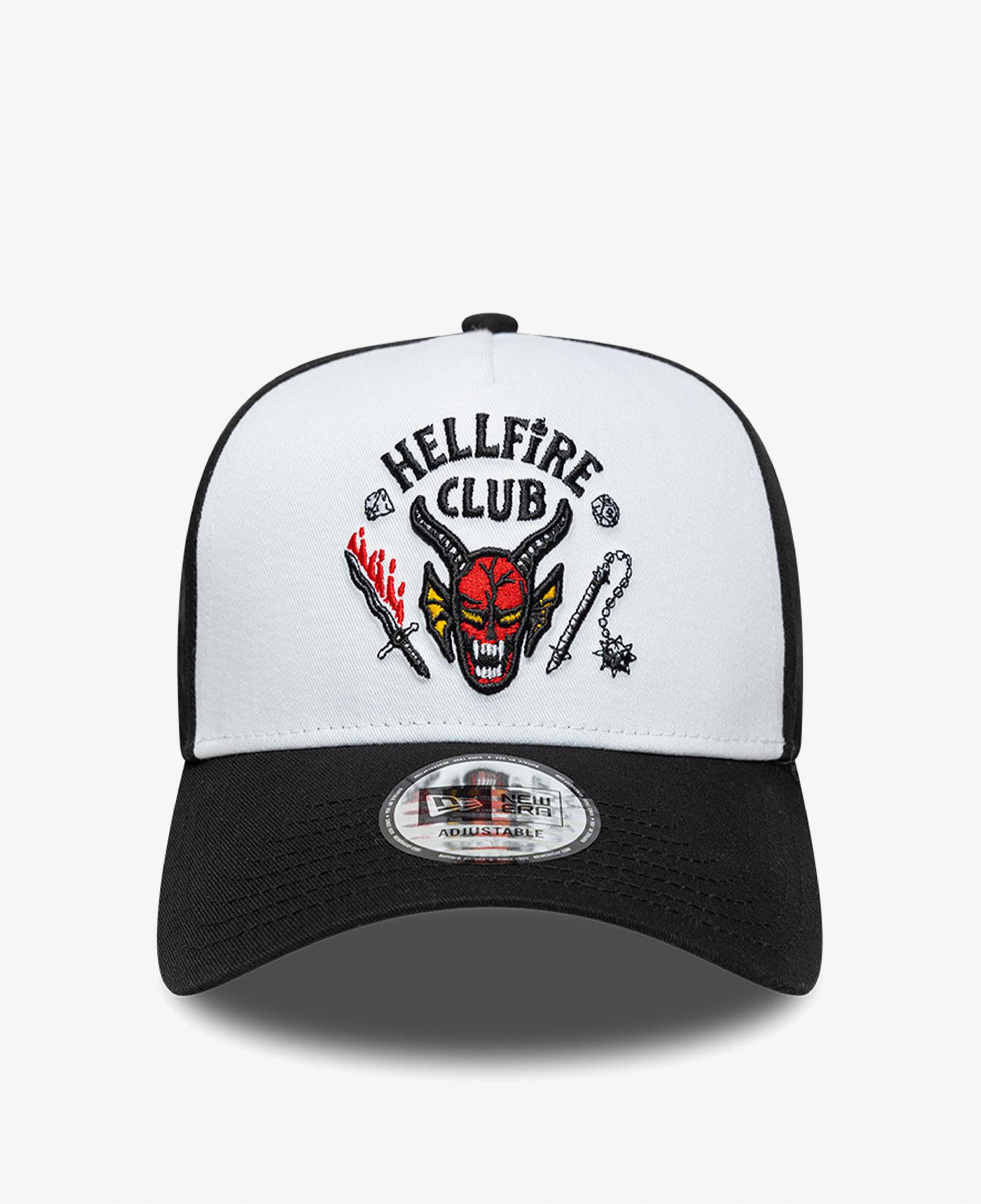 New Era Stranger Things Hellfire Club 9Forty E-Frame Unisex Siyah/Beyaz Şapka