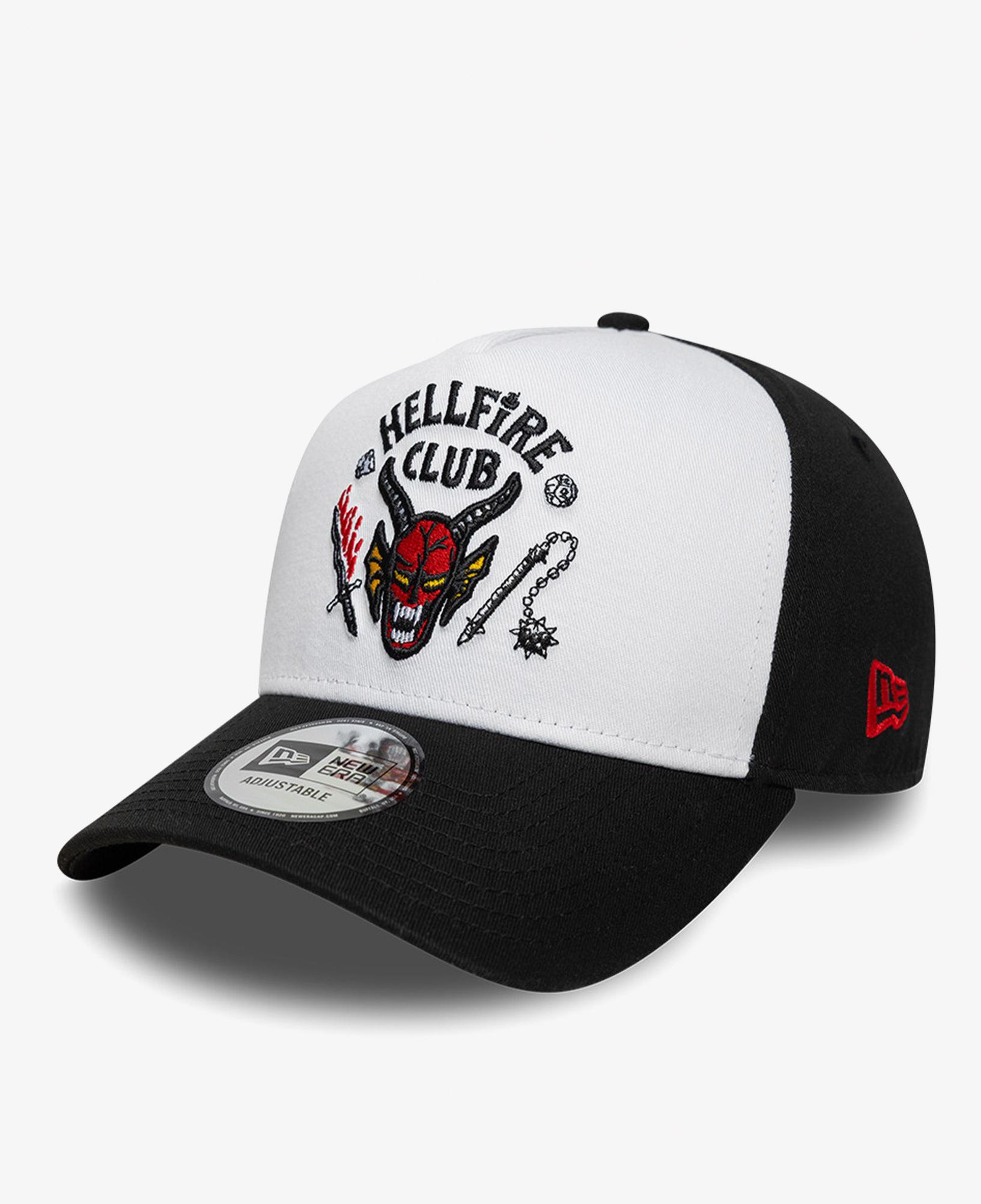 New Era Stranger Things Hellfire Club 9Forty E-Frame Unisex Siyah/Beyaz Şapka