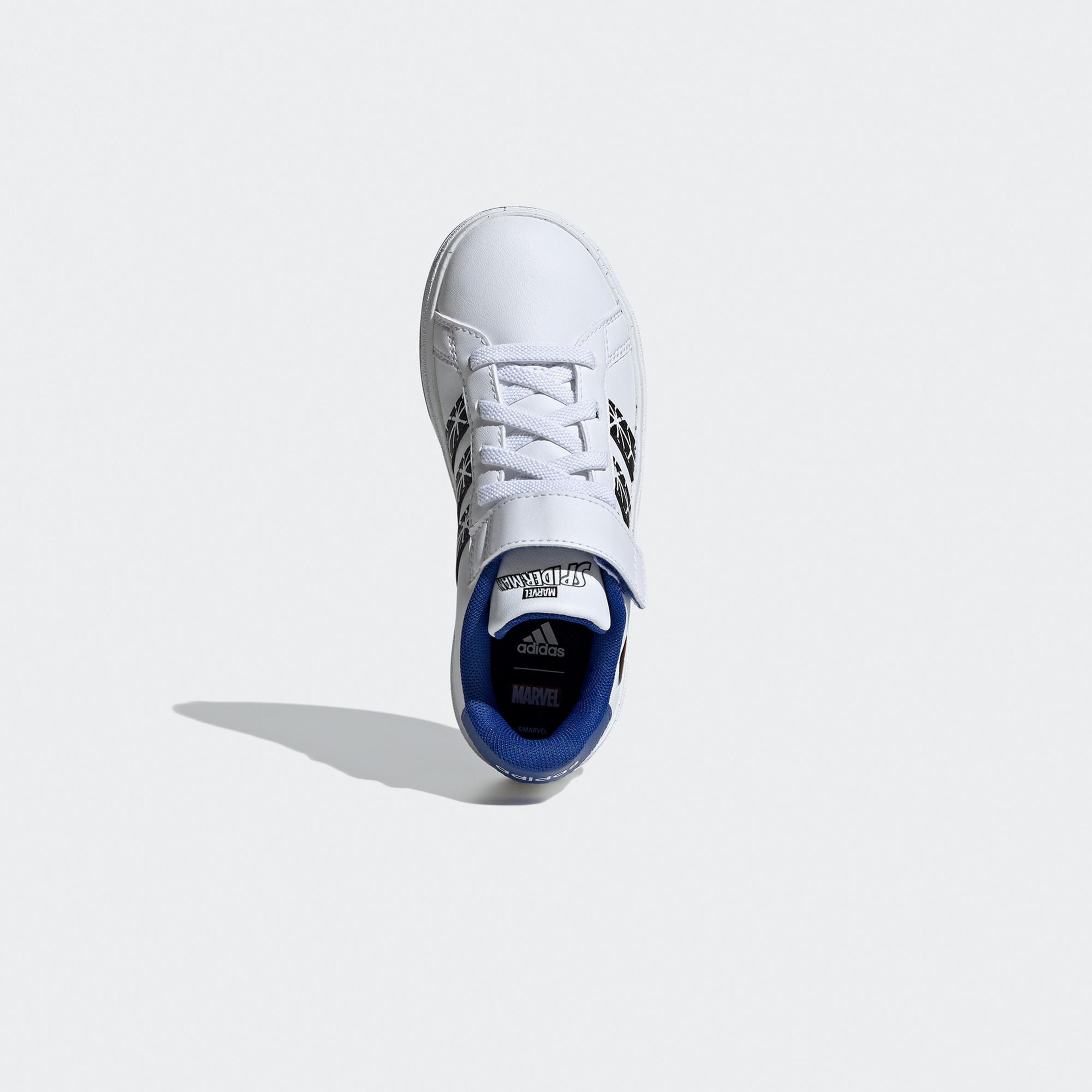 adidas Sportswear Grand Court Spider-Man El Çocuk Beyaz Spor Ayakkabı