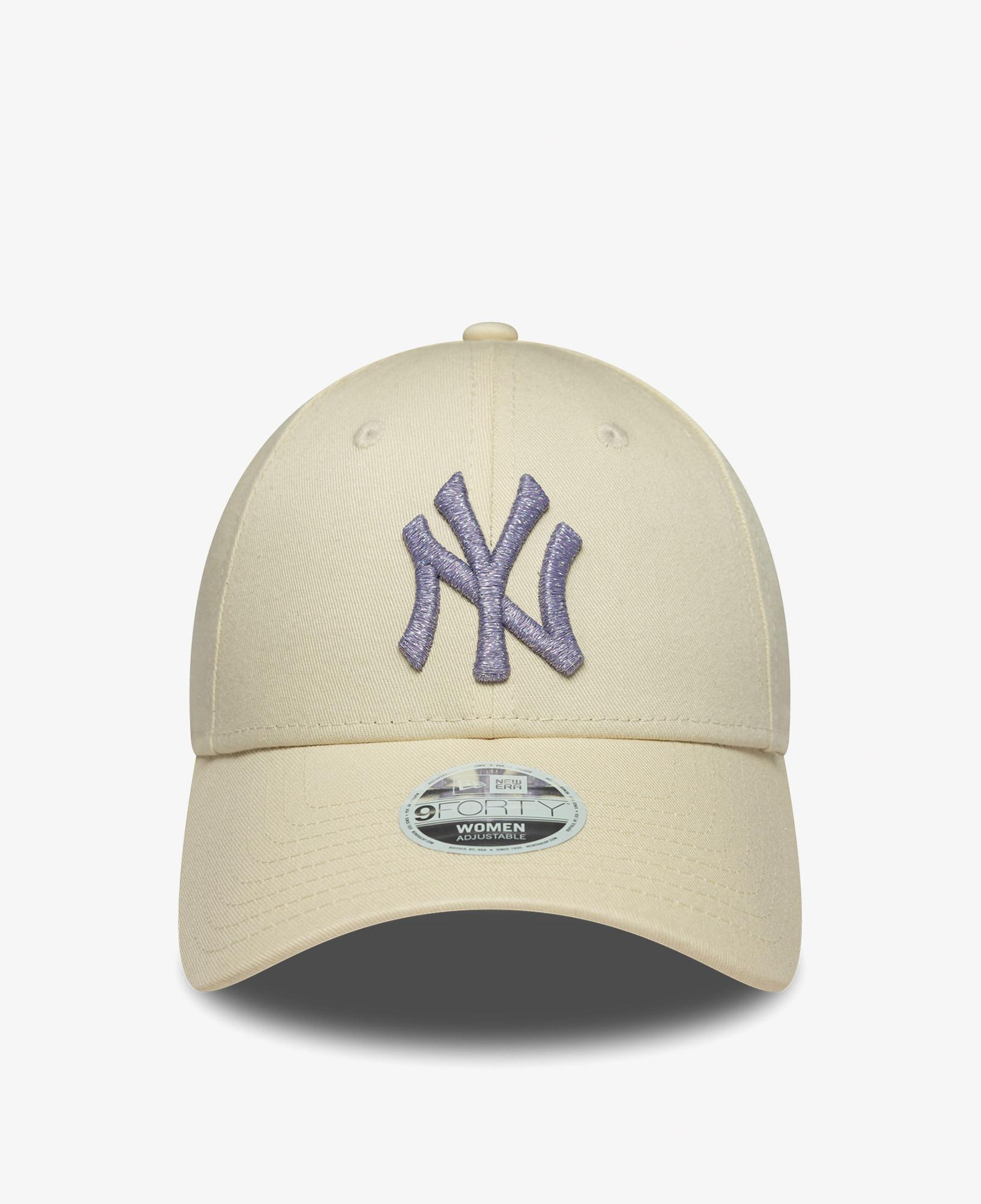 New Era Metallic Logo 9Forty Neyyan Kadın Bej Şapka