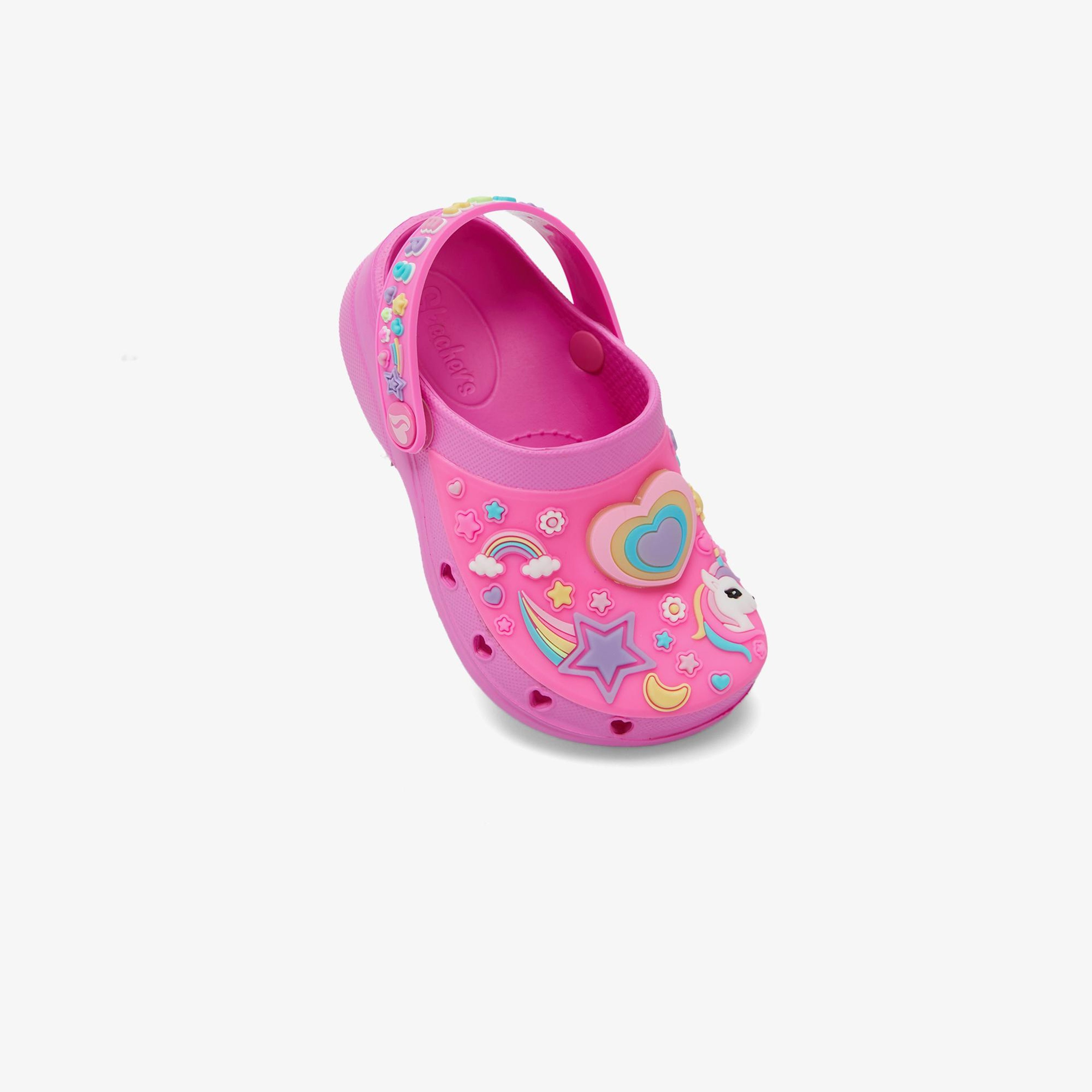 Skechers Heat Charmer Bebek Pembe Işıklı Sandalet