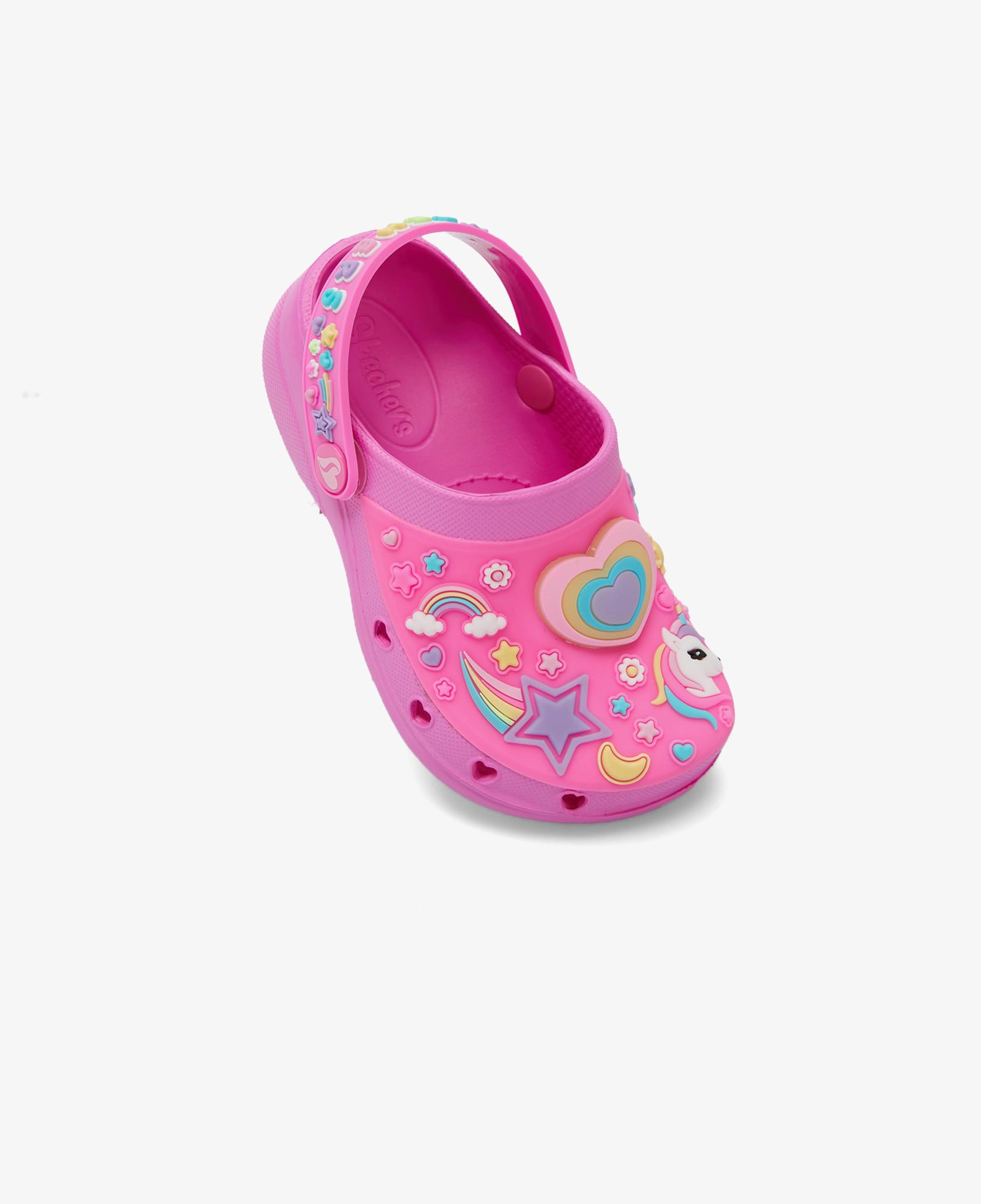 Skechers Heat Charmer Bebek Pembe Işıklı Sandalet