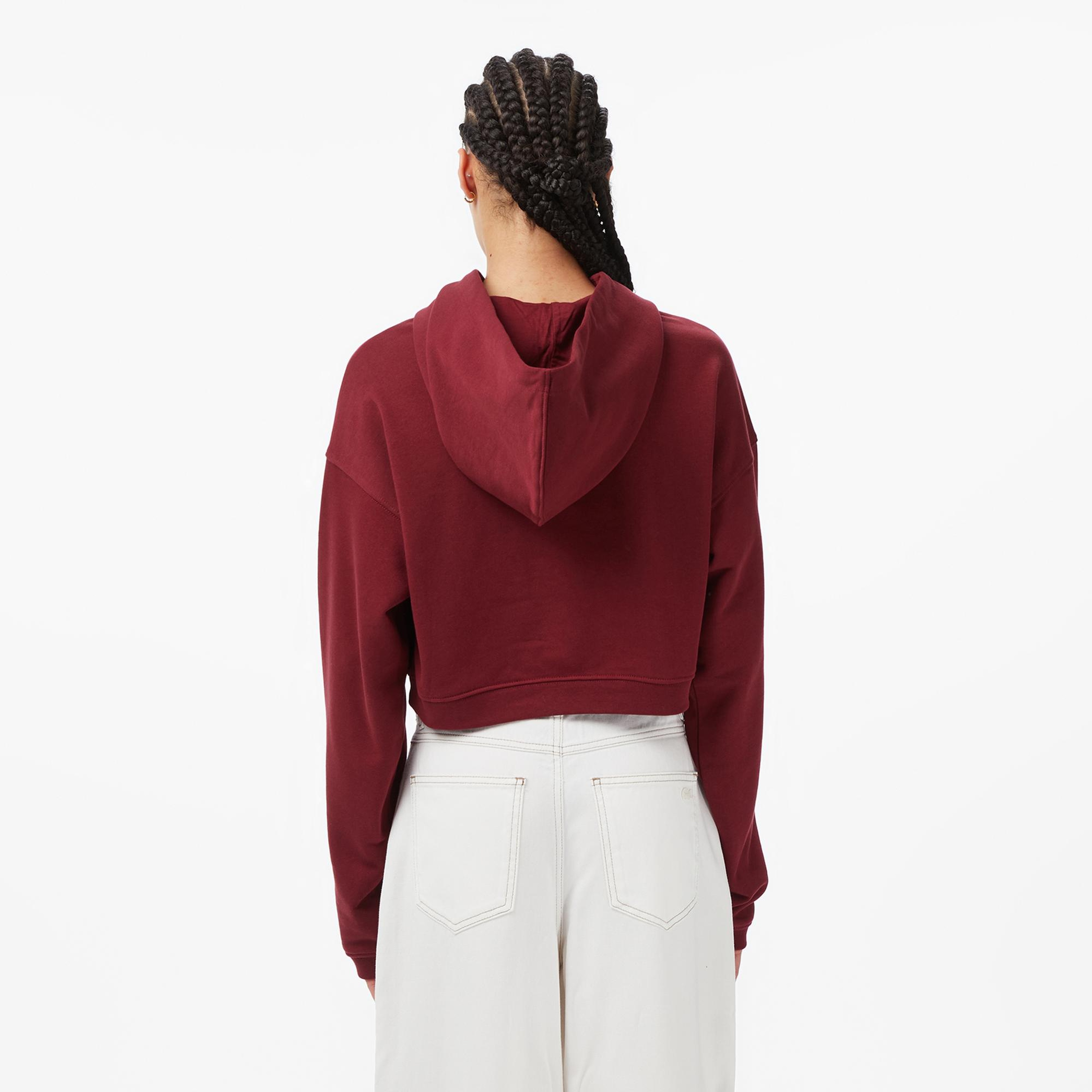 Les Benjamins Essentials 302 Kadın Bordo Sweatshirt