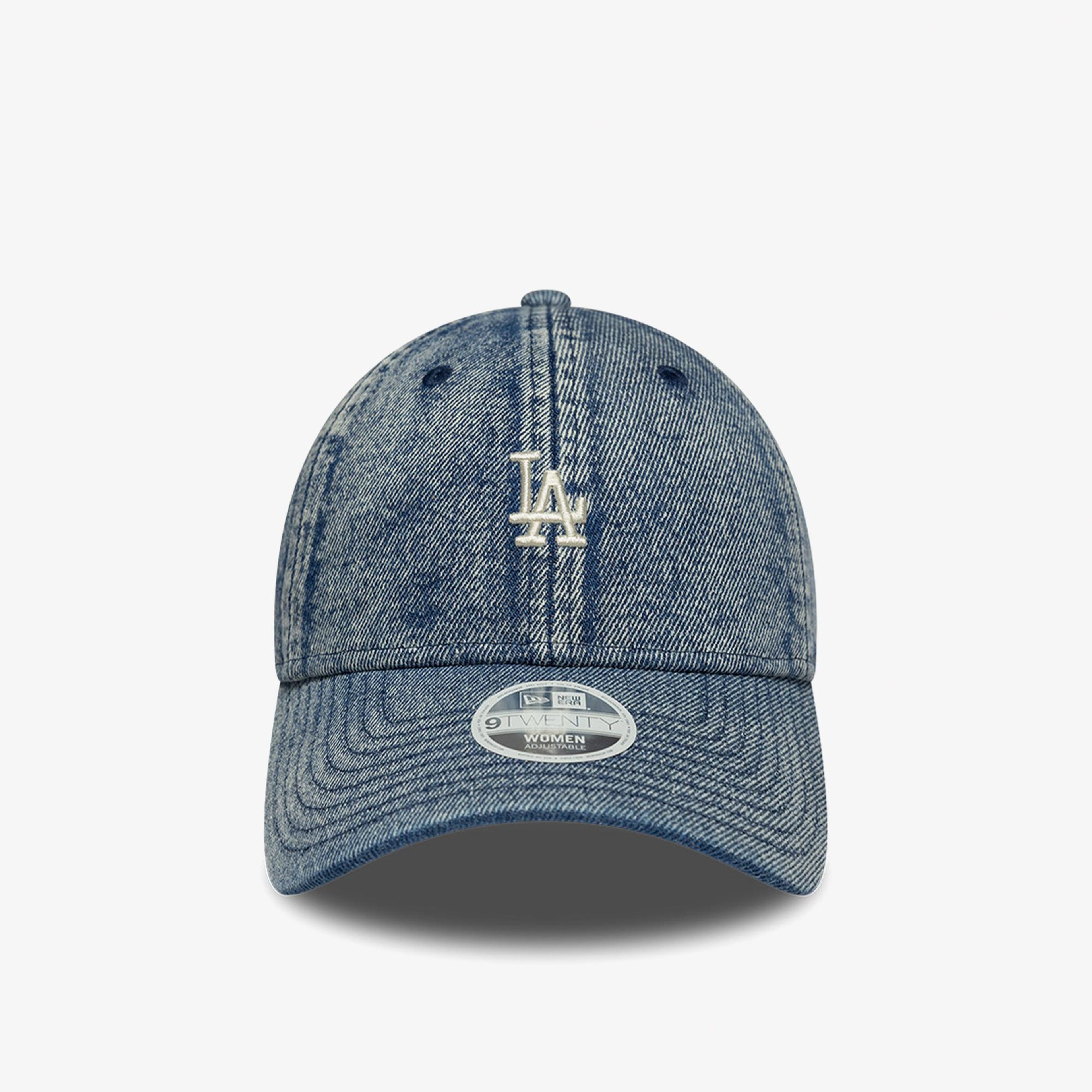 New Era LA Dodgers Denim 9Twenty Kadın Mavi Şapka