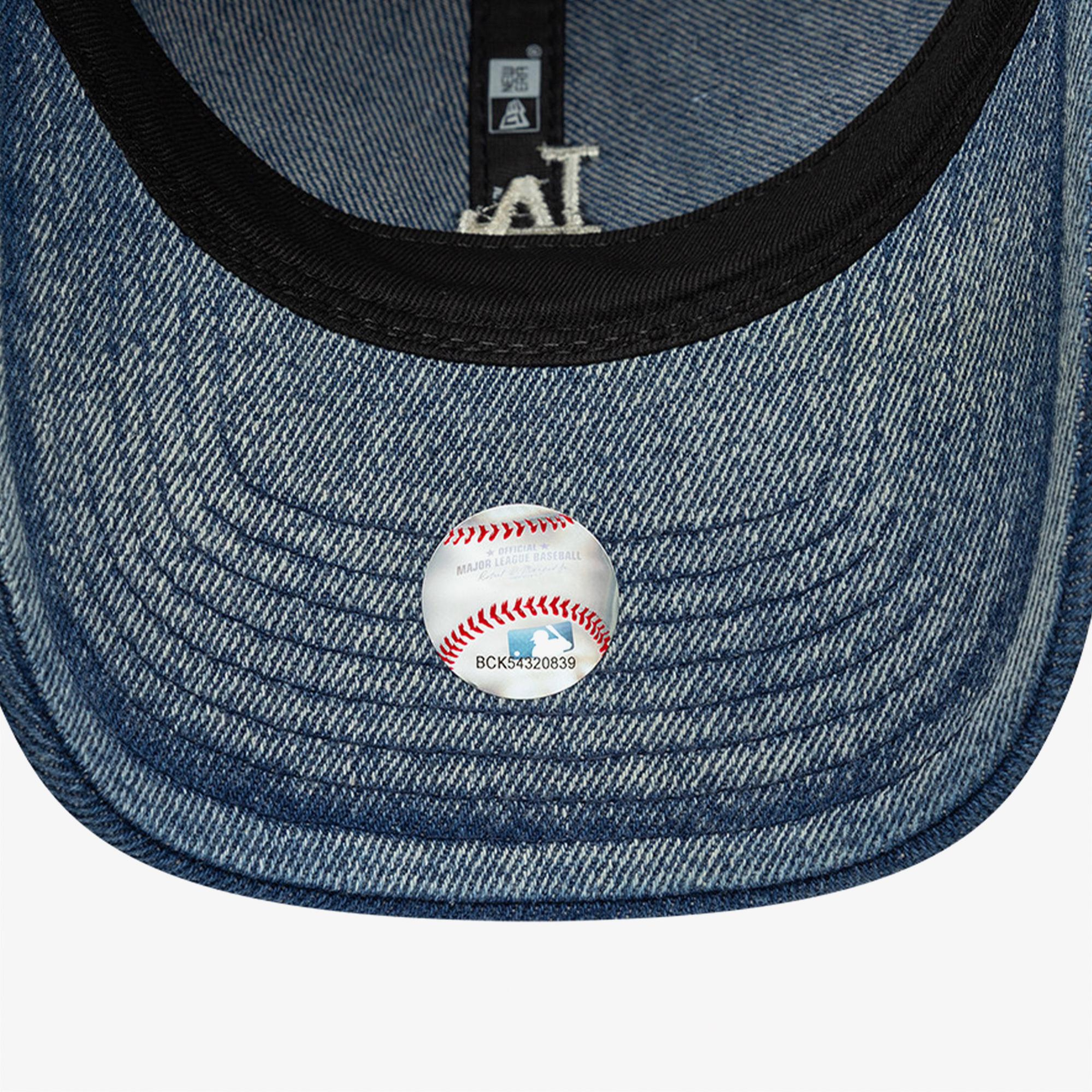 New Era LA Dodgers Denim 9Twenty Kadın Mavi Şapka