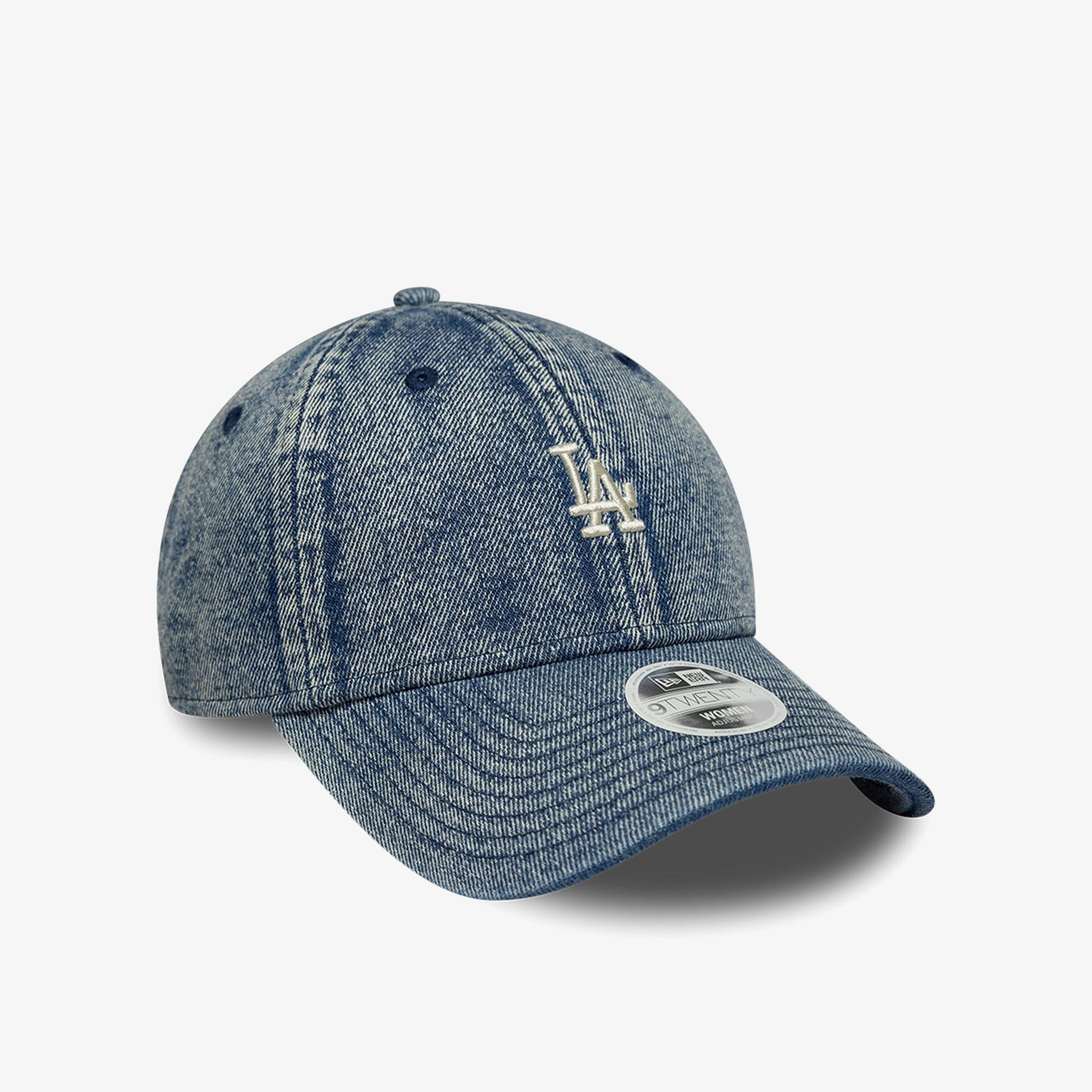 New Era LA Dodgers Denim 9Twenty Kadın Mavi Şapka