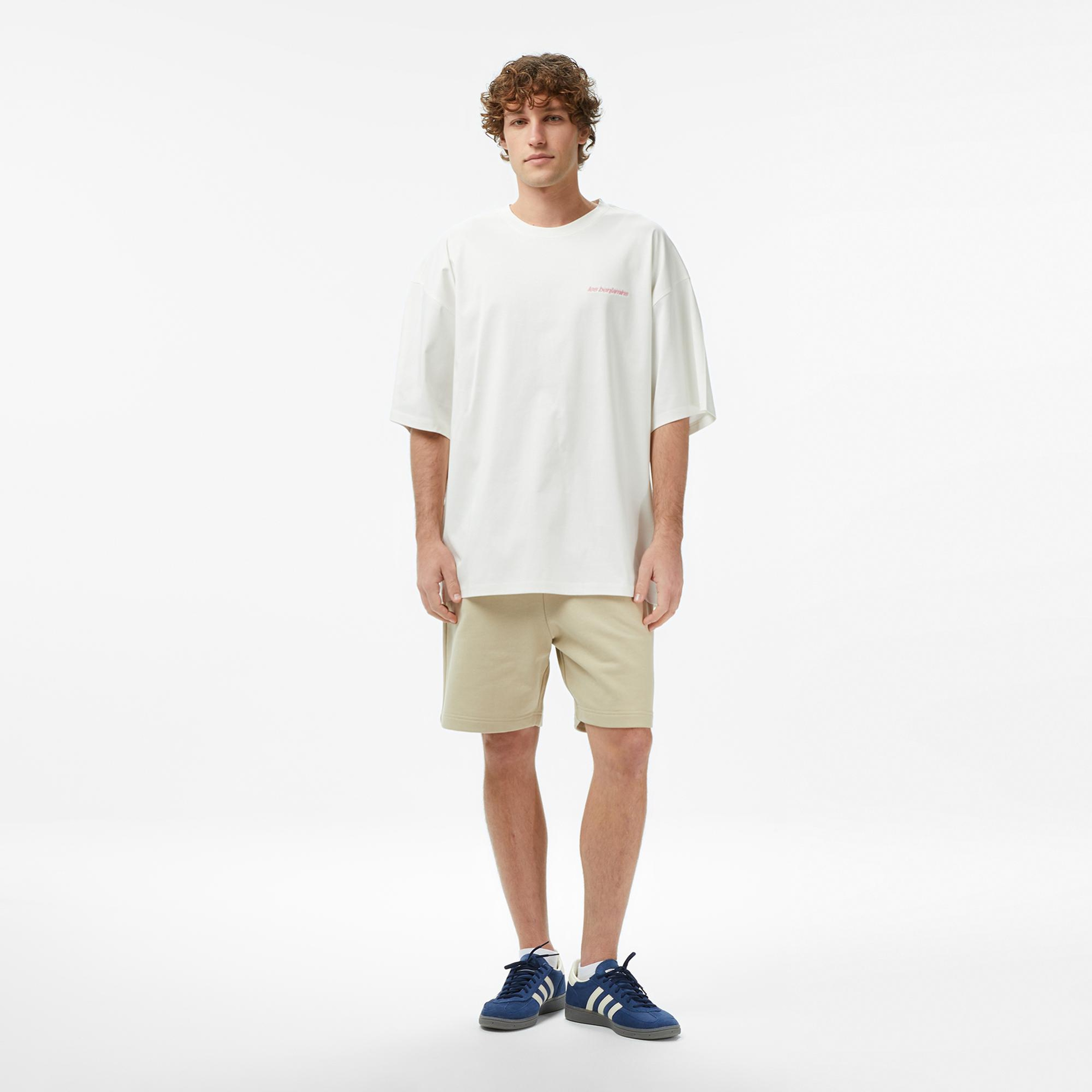 Les Benjamins Essentials 302 Erkek Beyaz T-Shirt