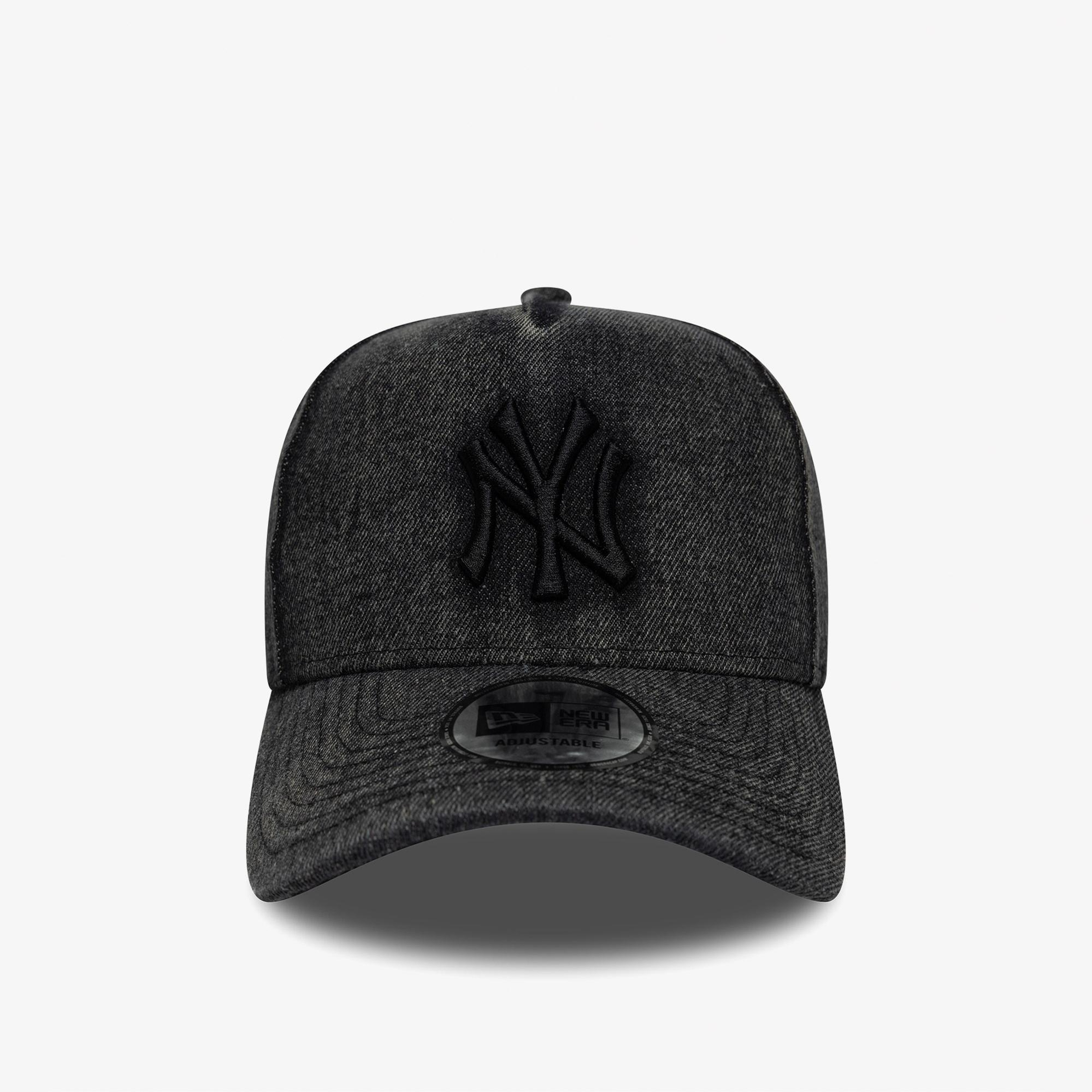 New Era Wordmark Denim Eframe Neyyan   Unisex Siyah Şapka