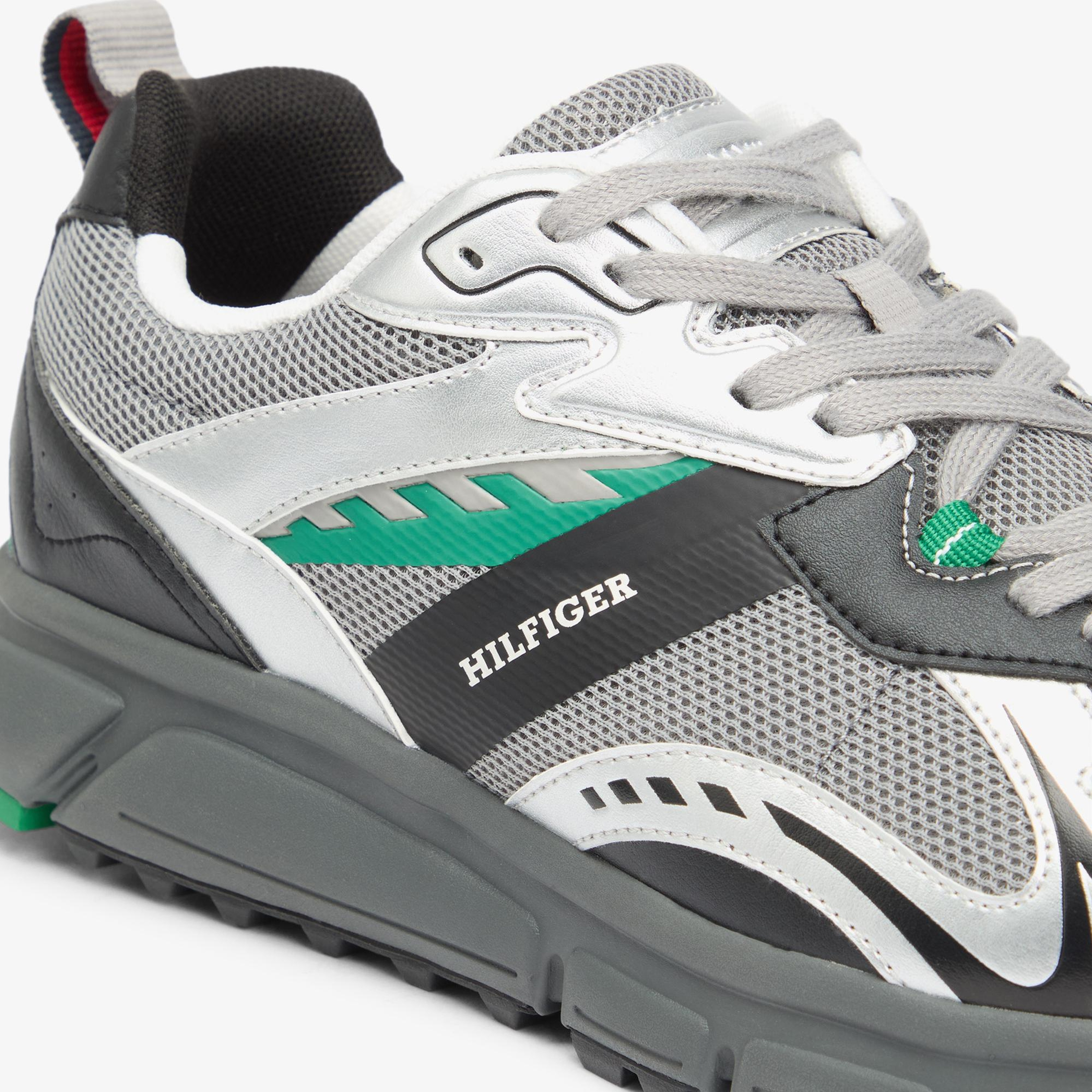 Tommy Hilfiger Tech Mix Erkek Gri Spor Ayakkabı