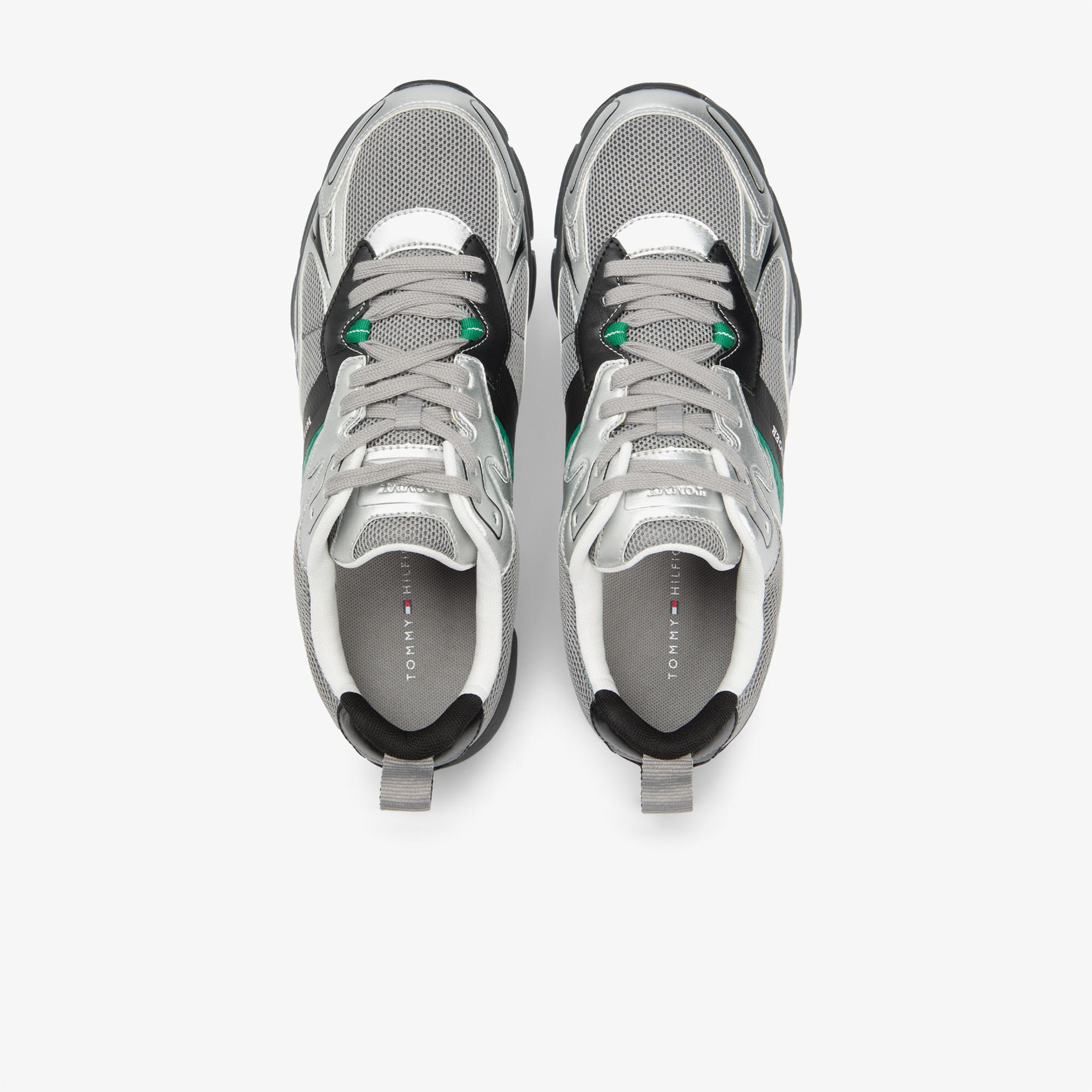 Tommy Hilfiger Tech Mix Erkek Gri Spor Ayakkabı