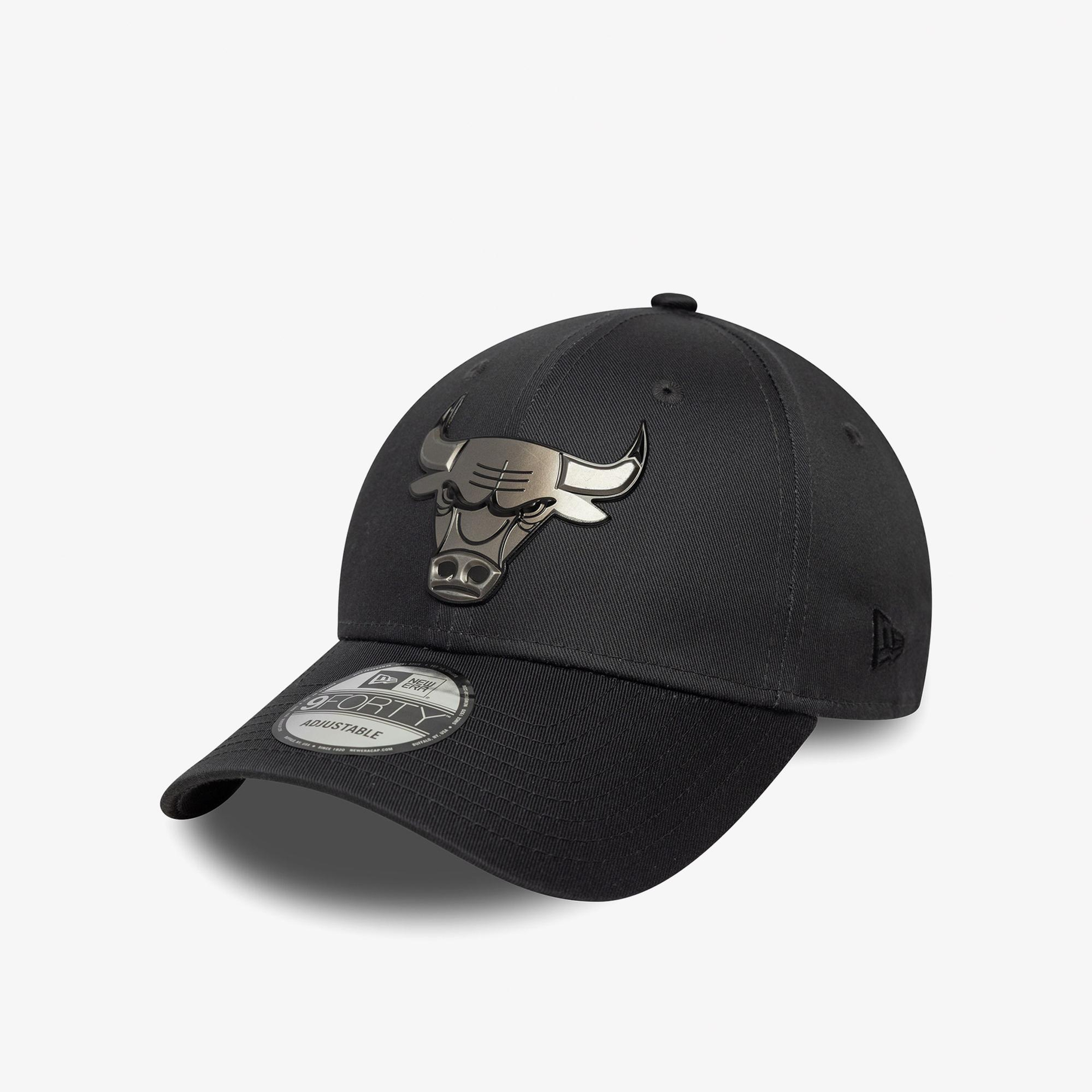 New Era Metallic 9Forty Chicago Bulls Unisex Gri Şapka