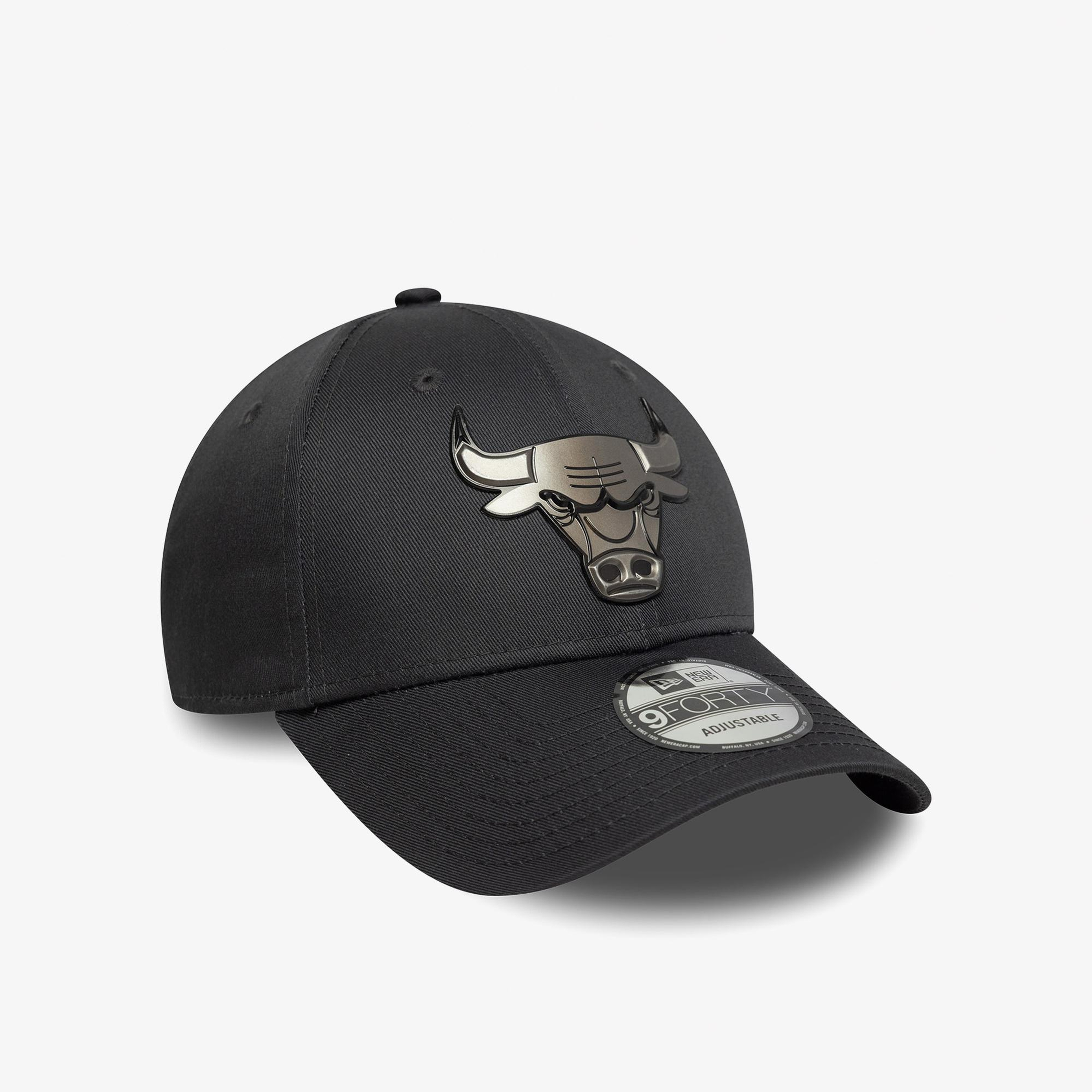 New Era Metallic 9Forty Chicago Bulls Unisex Gri Şapka