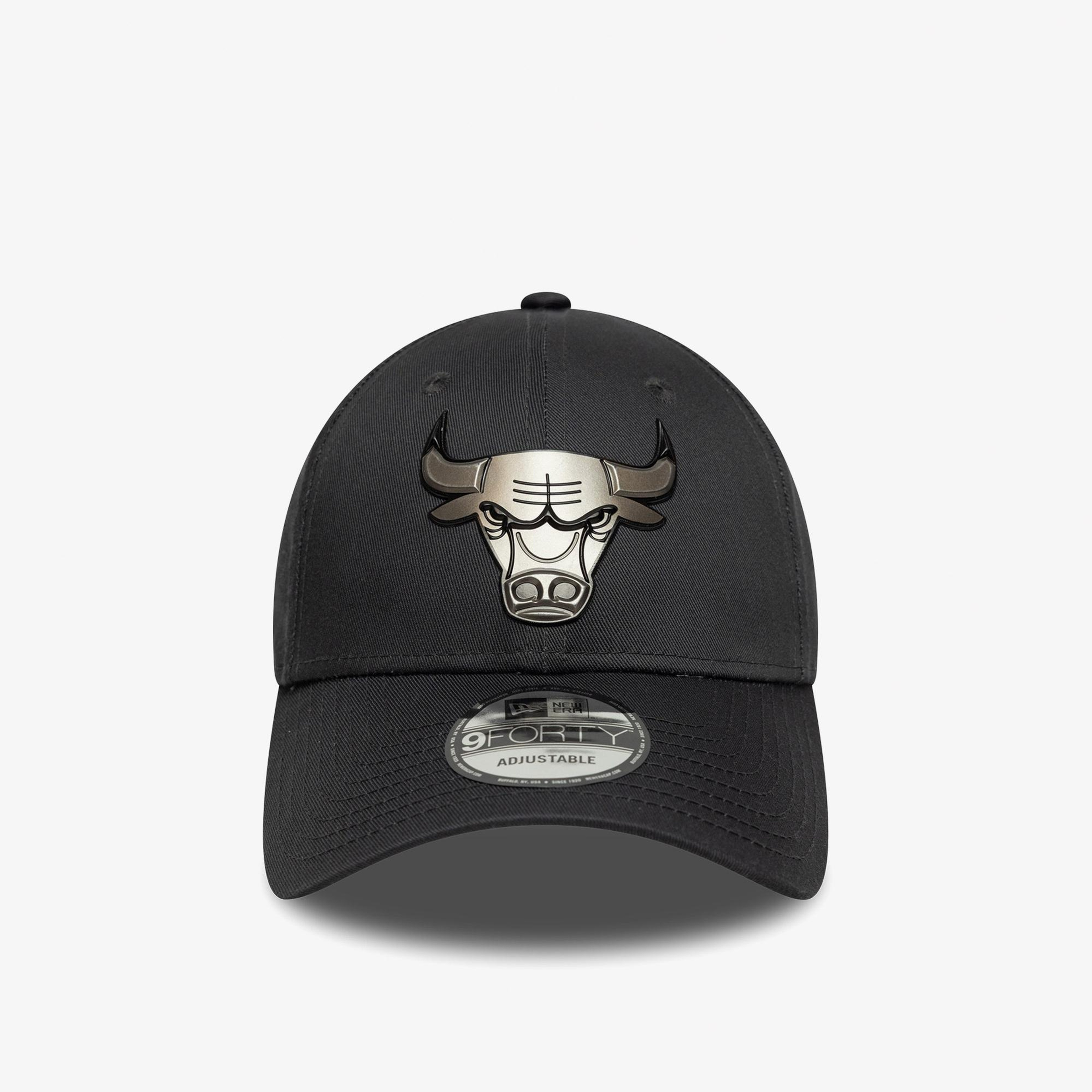 New Era Metallic 9Forty Chicago Bulls Unisex Gri Şapka