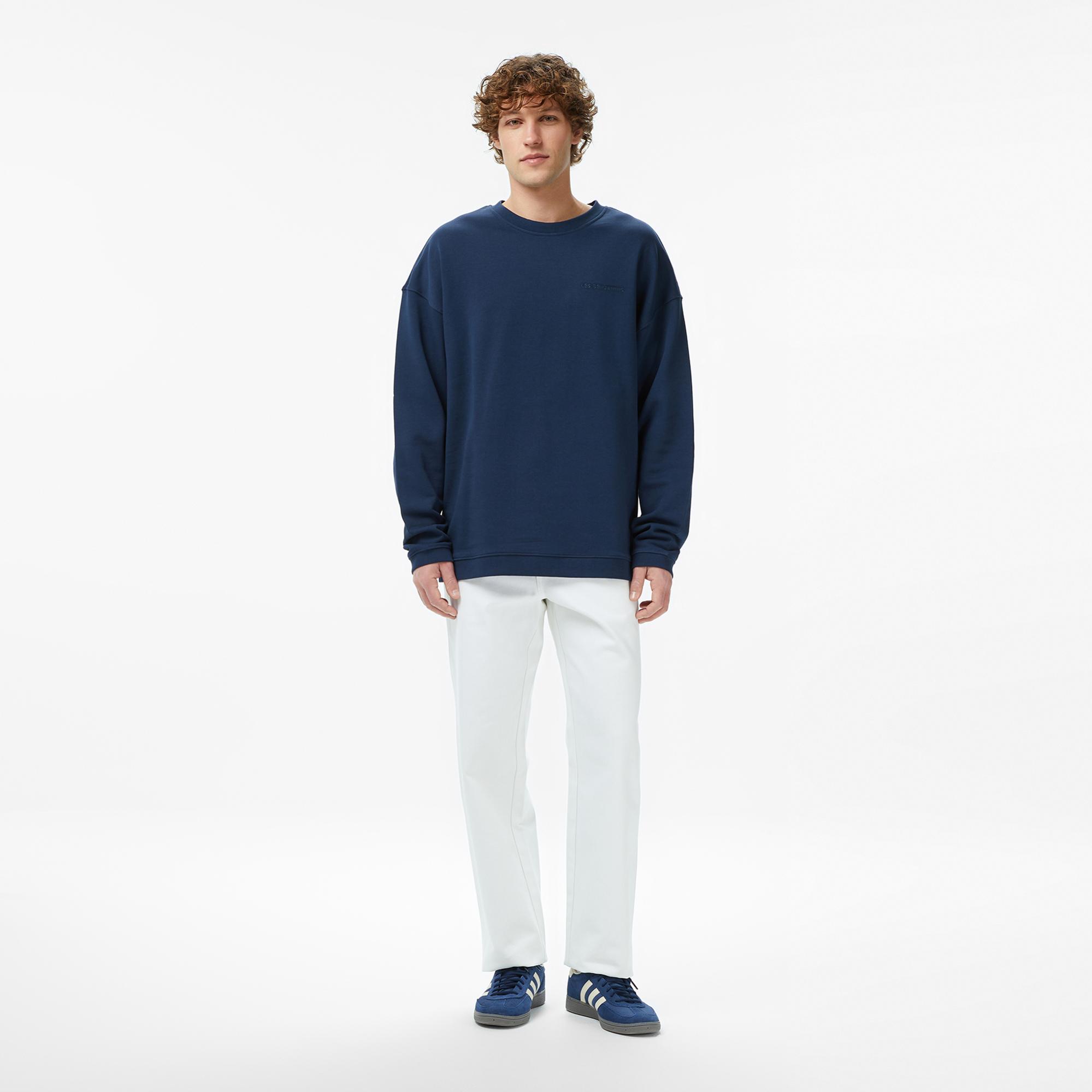Les Benjamins Essentials 309 Erkek lacivert Sweatshirt
