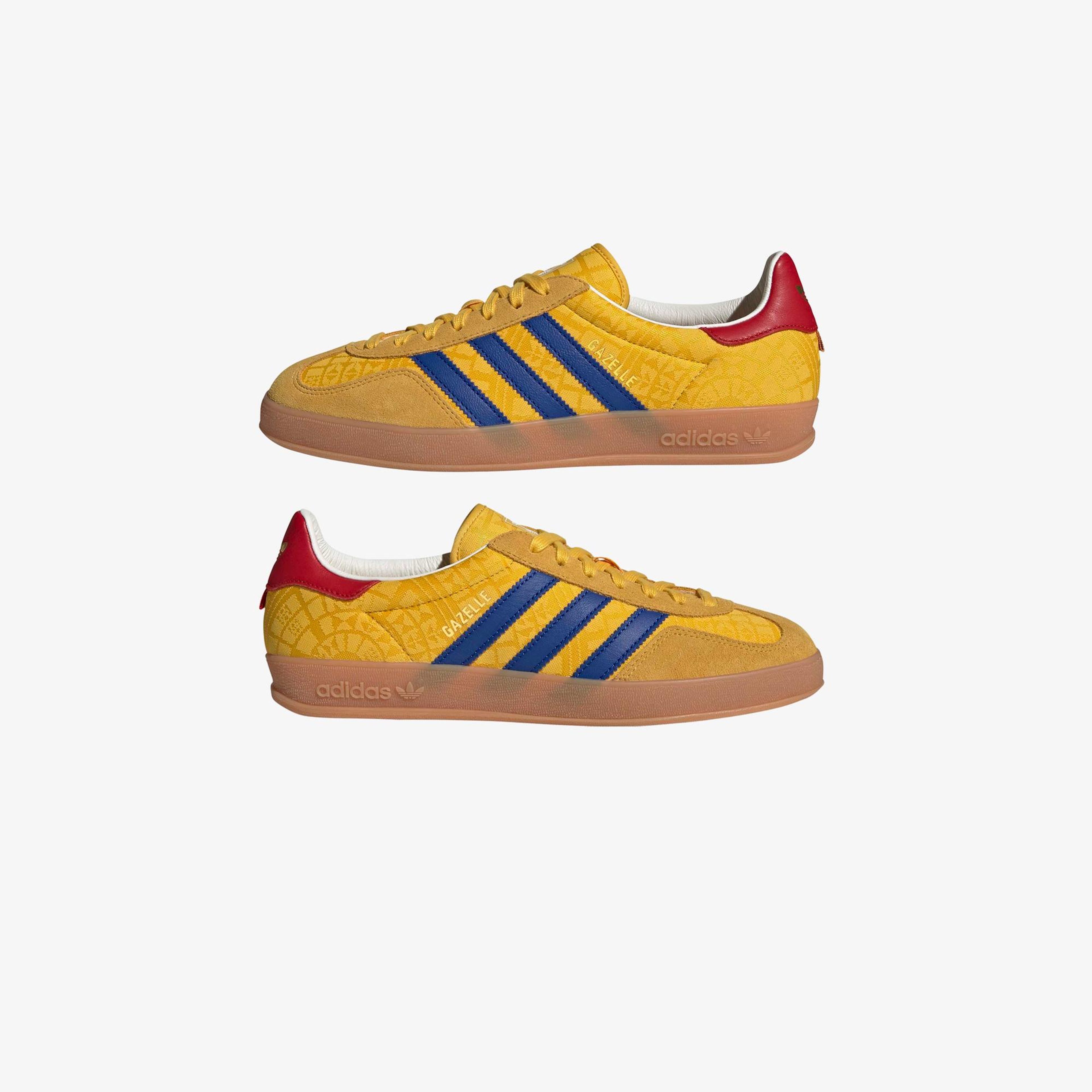 adidas Gazelle Indoor Kadın Sarı Spor Ayakkabı