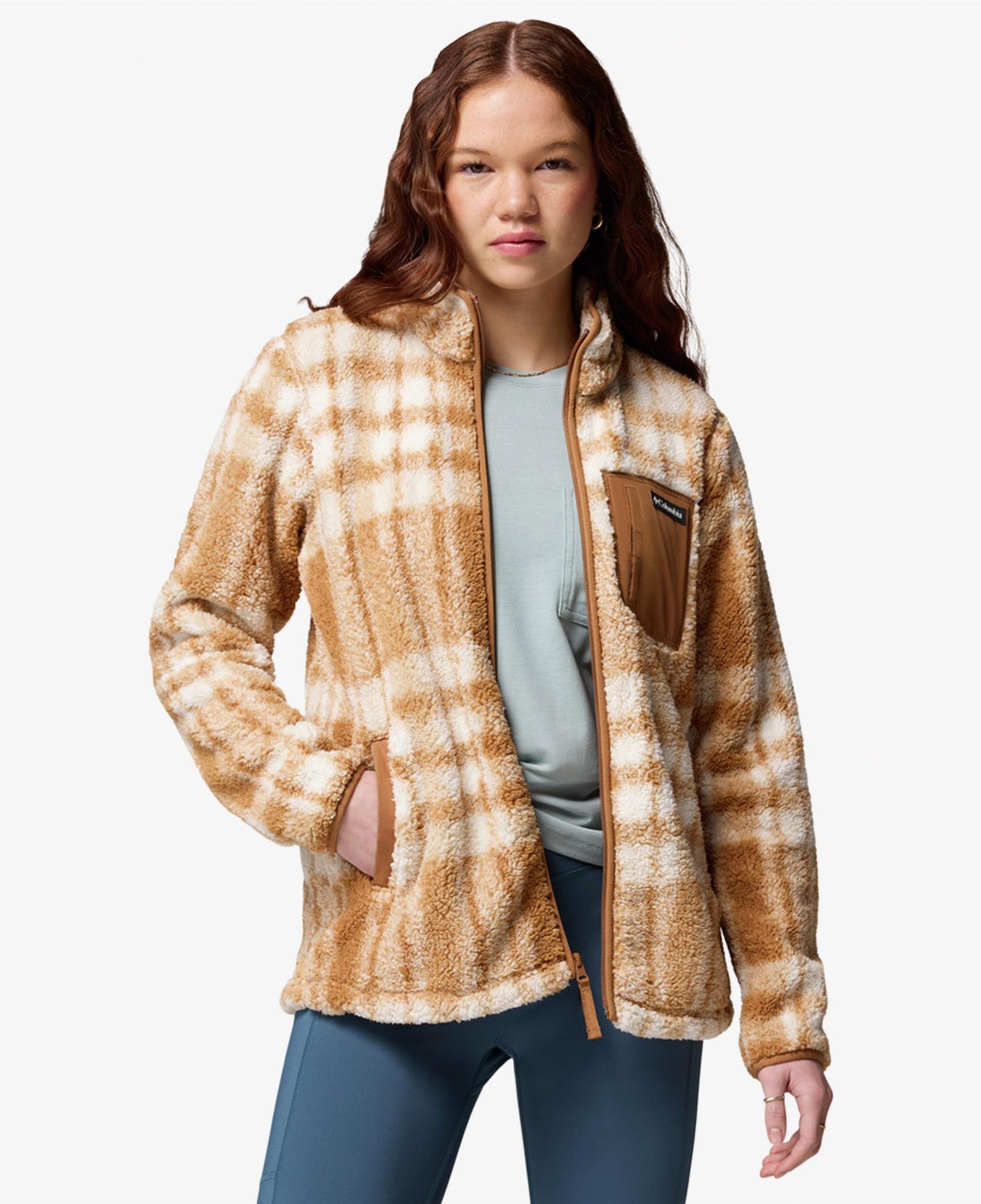 Columbia West Bend Print Fermuarlı Kadın Kahverengi Polar Üst