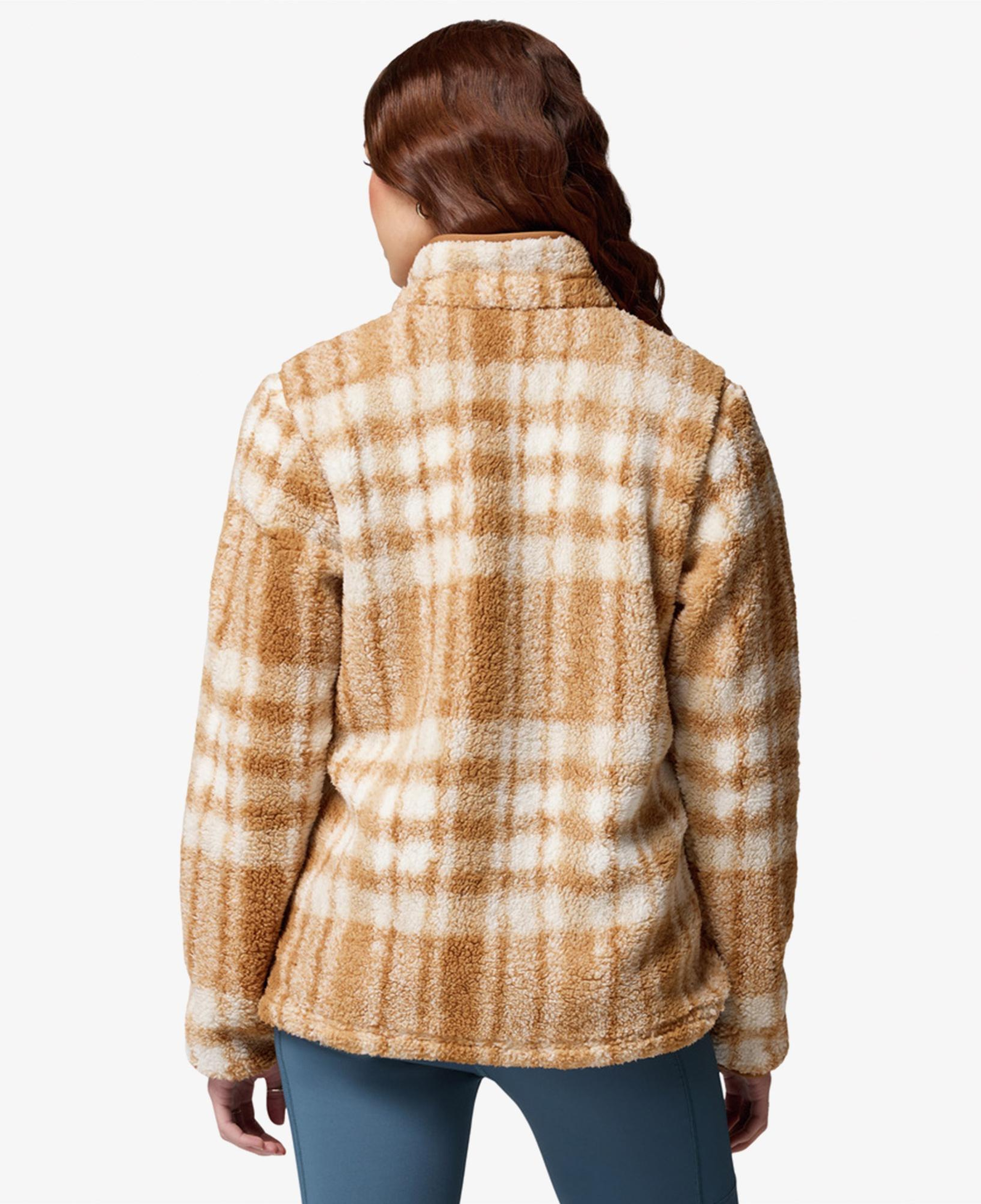Columbia West Bend Print Fermuarlı Kadın Kahverengi Polar Üst