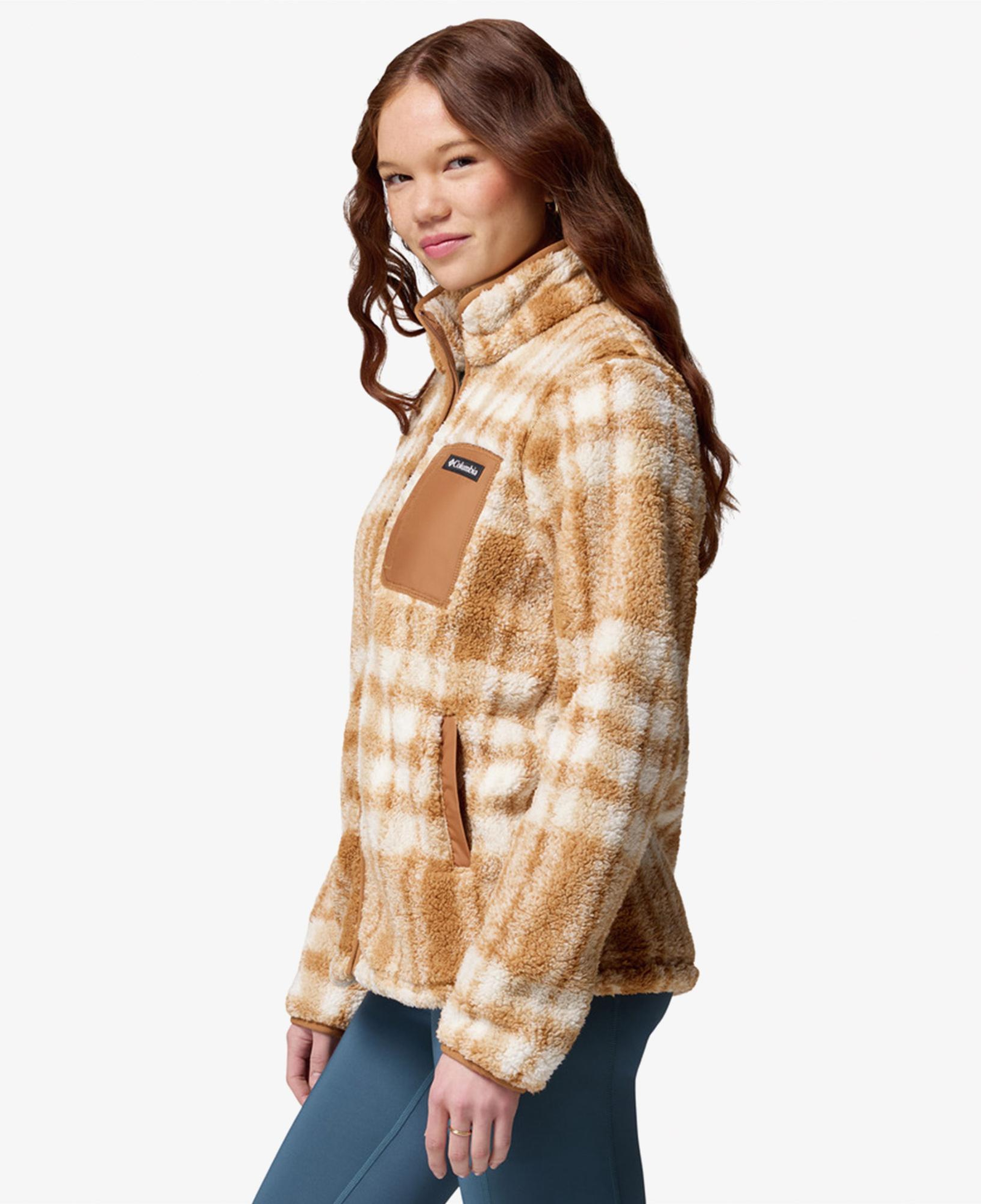 Columbia West Bend Print Fermuarlı Kadın Kahverengi Polar Üst