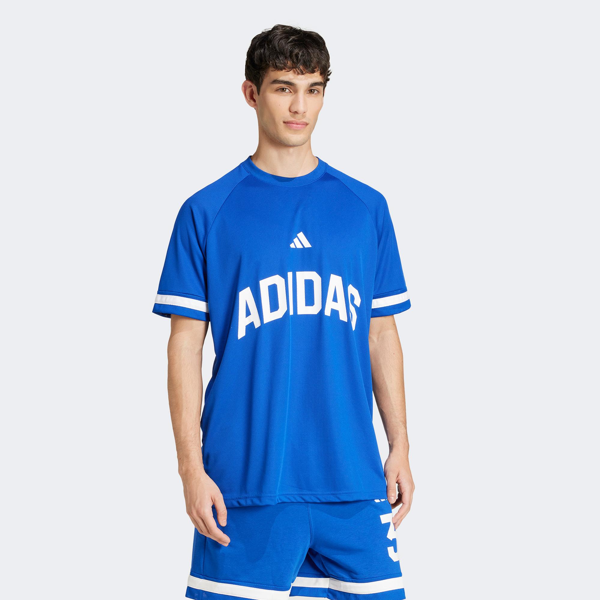 adidas Seasonal Essentials Us Sport Erkek Mavi T-Shirt