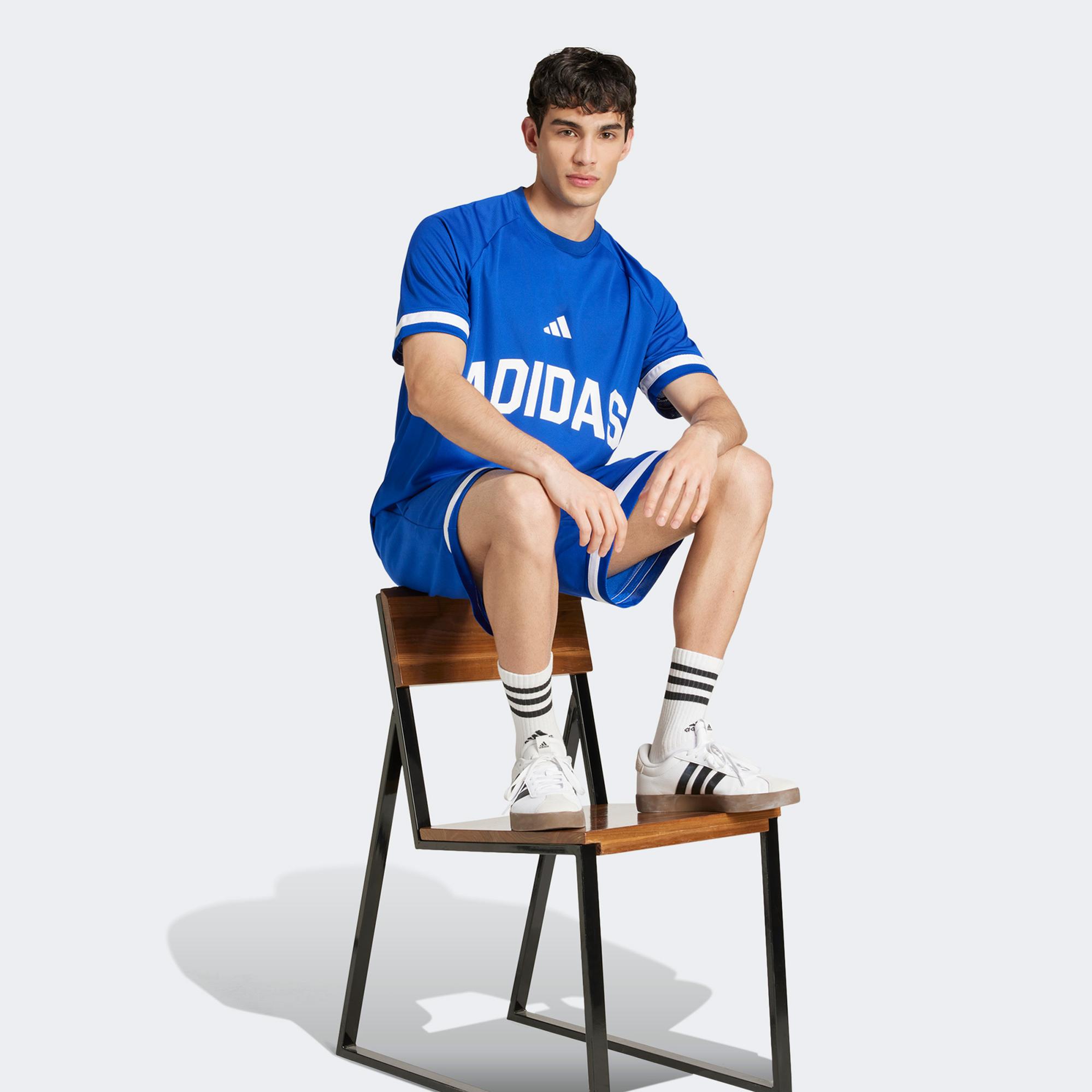 adidas Seasonal Essentials Us Sport Erkek Mavi T-Shirt
