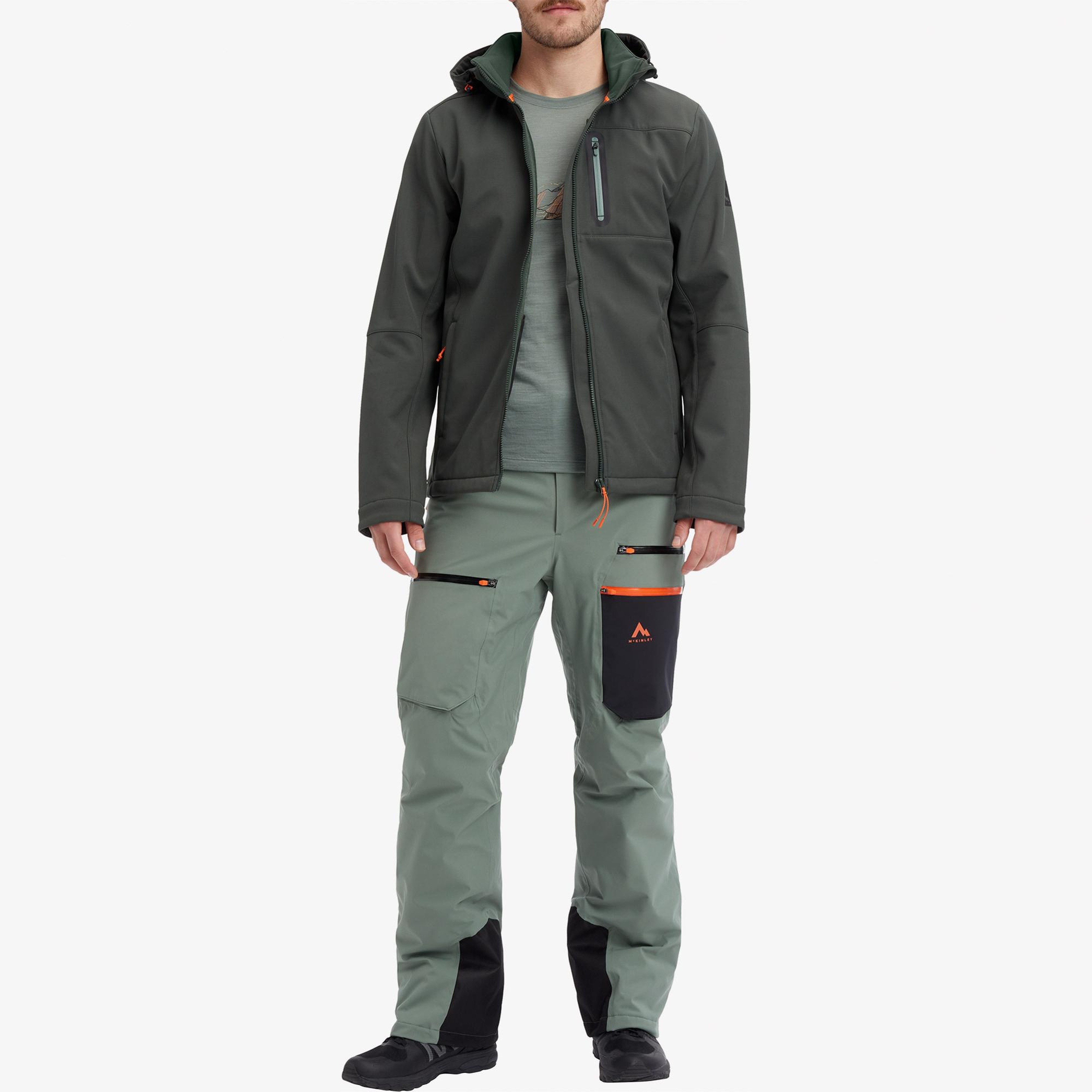 McKinley Kadino Sofsthell Erkek Koyu Yeşil Ceket