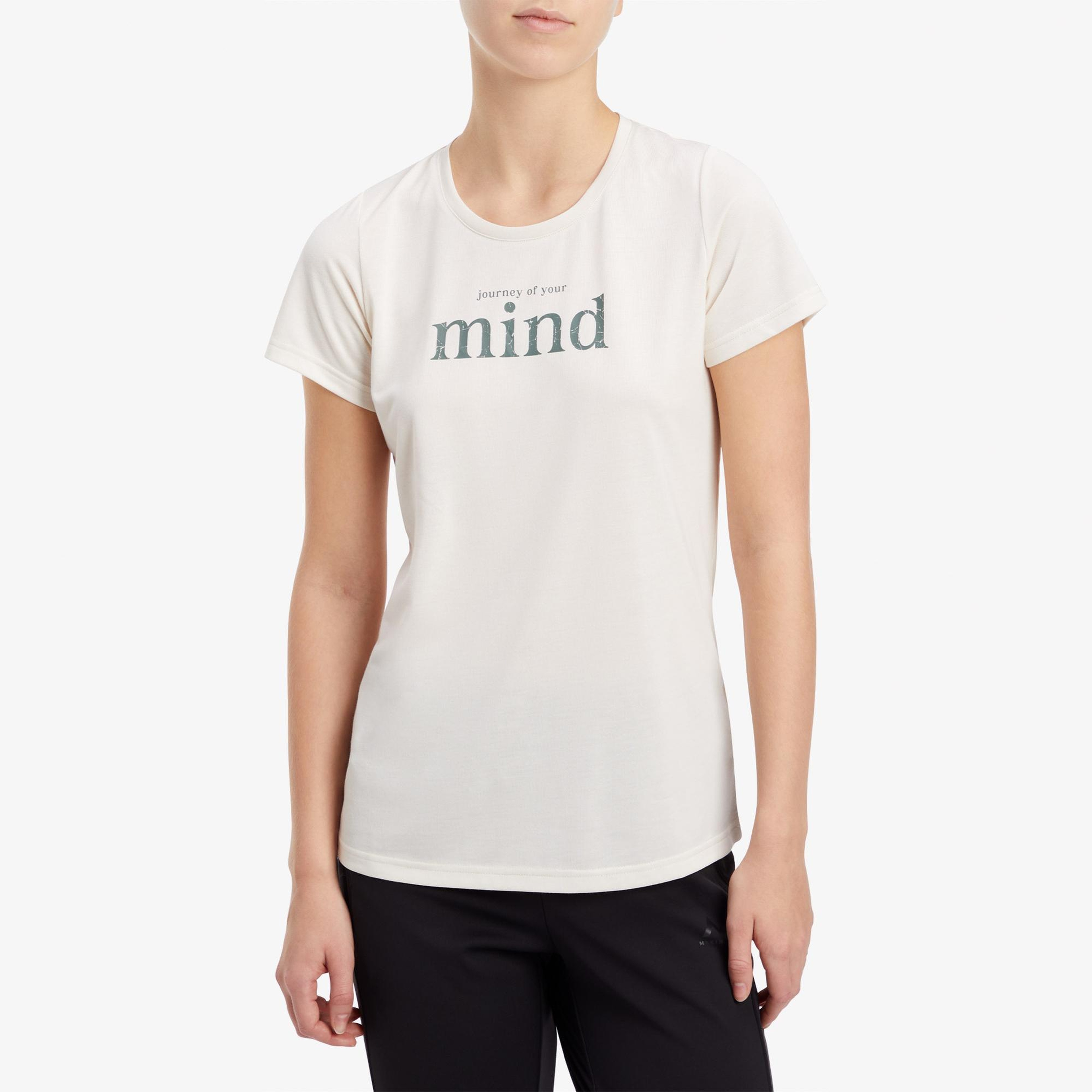 Energetics Journey of Mind Kadın Beyaz Antrenman T-Shirt