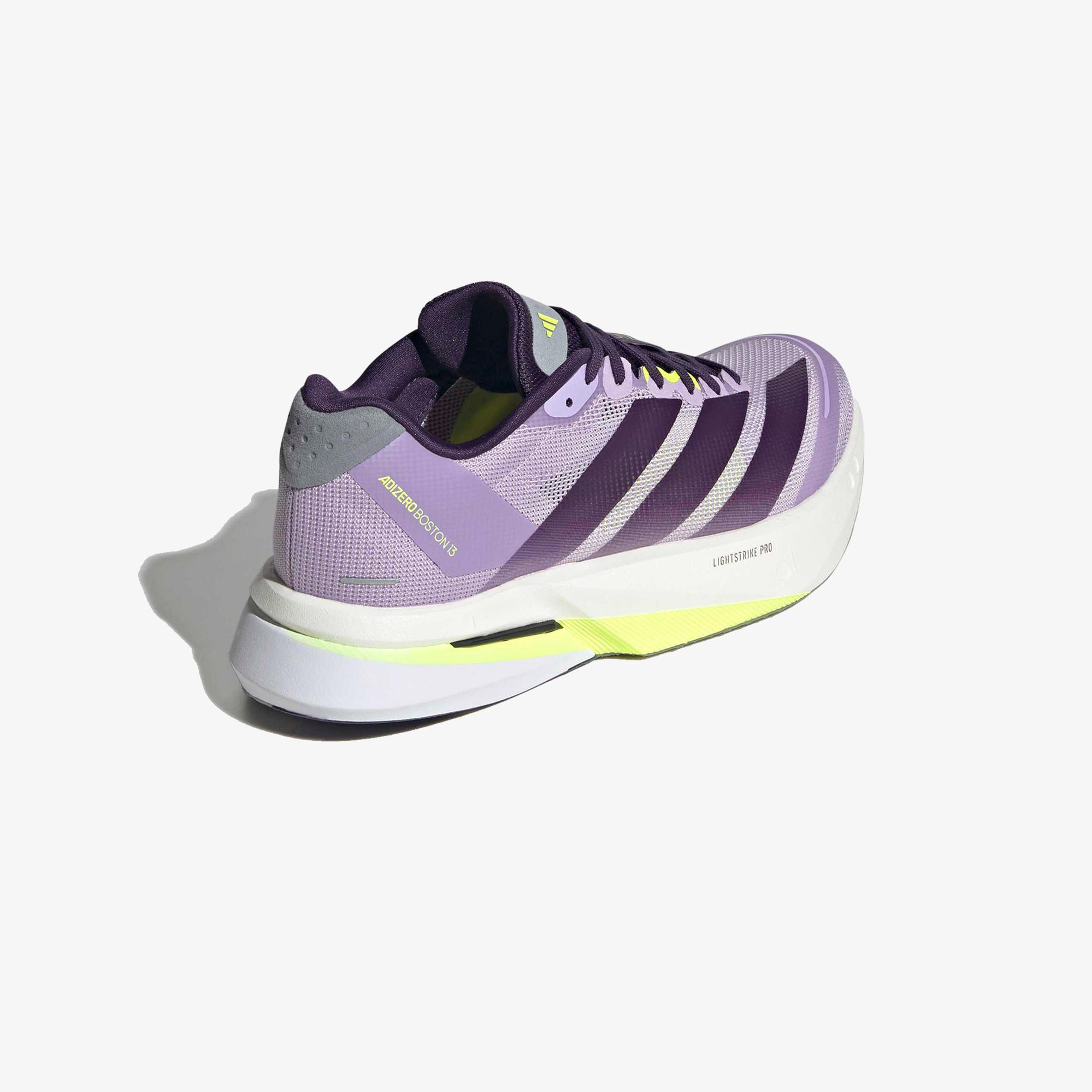 adidas Adizero Boston 13 Kadın Mor Koşu Ayakkabısı