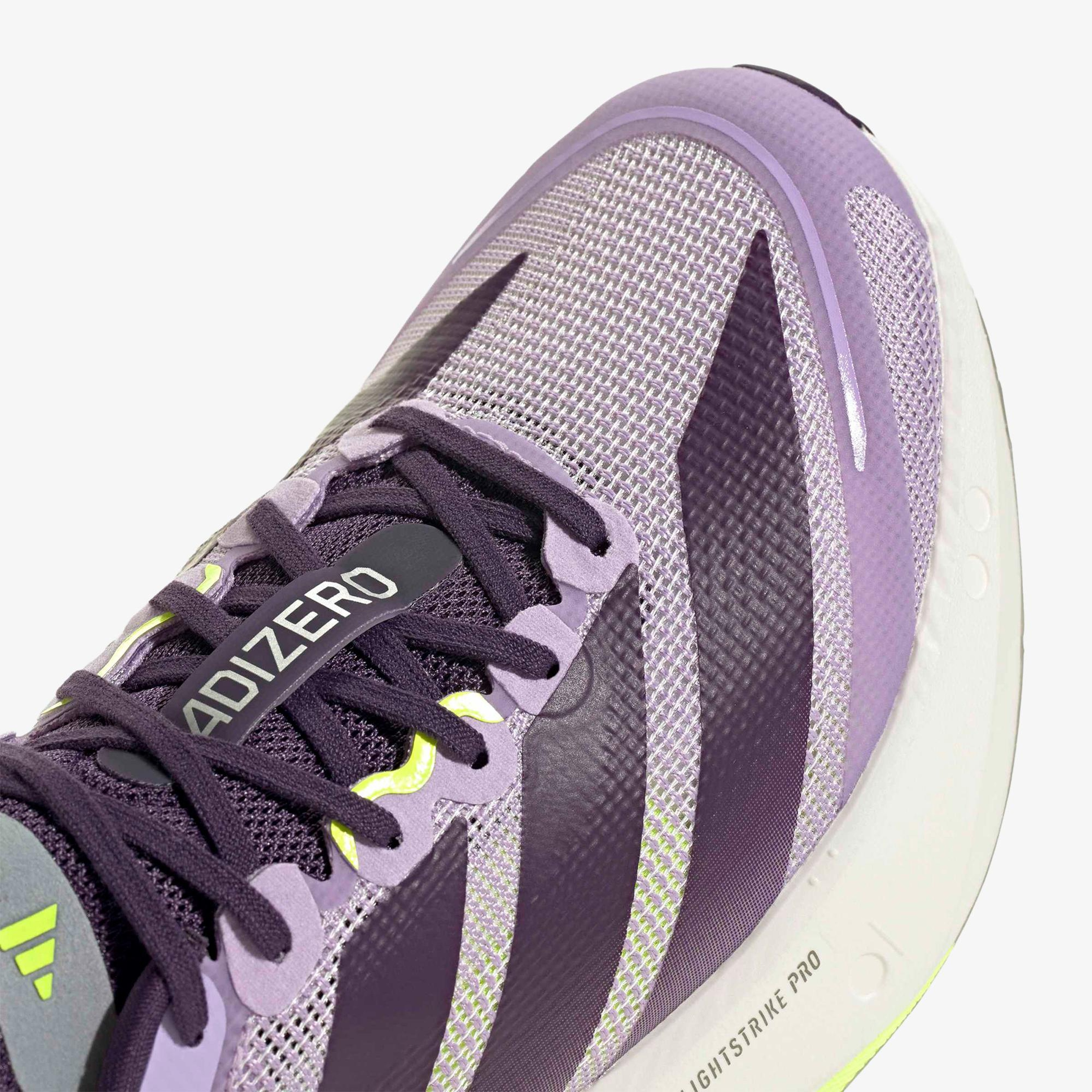 adidas Adizero Boston 13 Kadın Mor Koşu Ayakkabısı