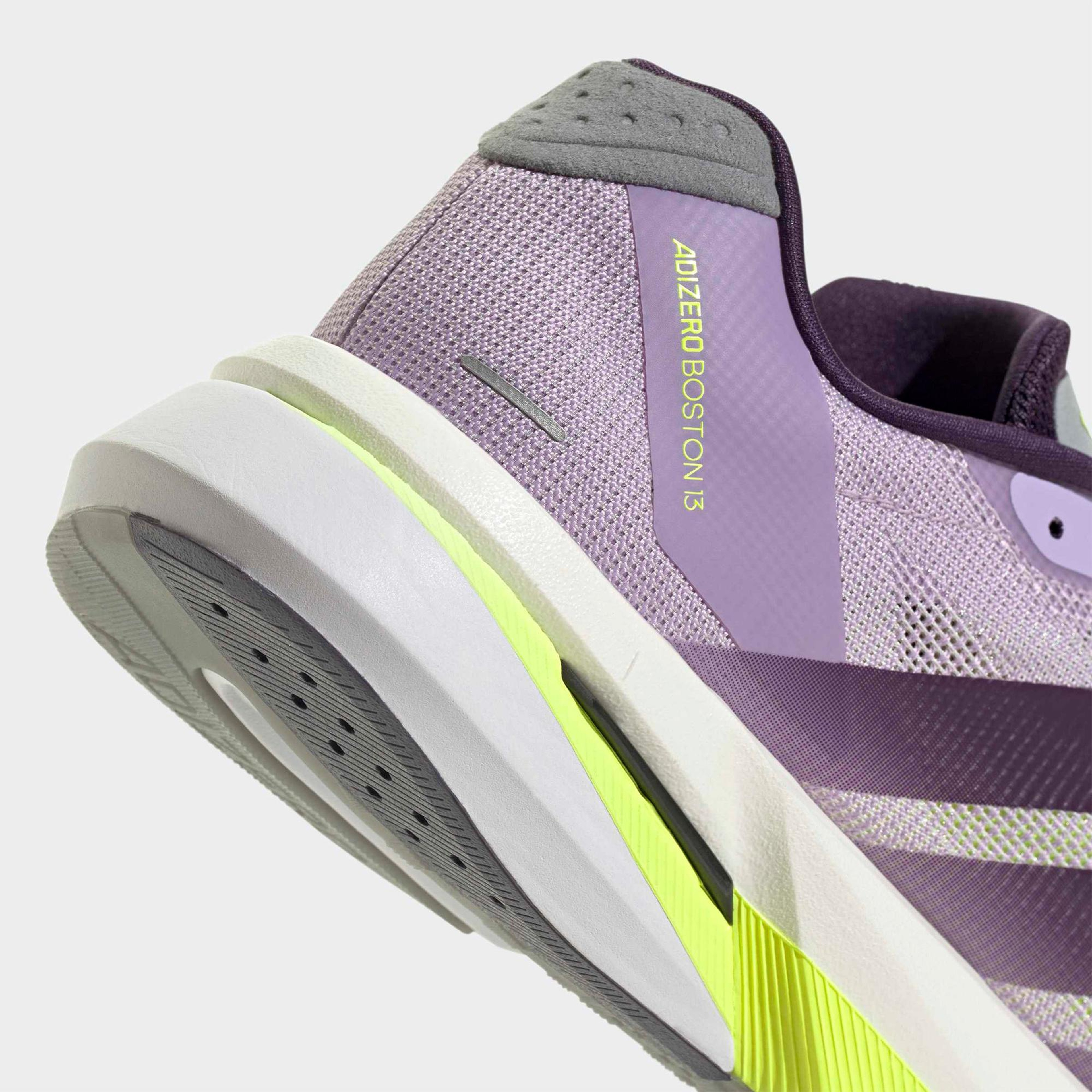 adidas Adizero Boston 13 Kadın Mor Koşu Ayakkabısı
