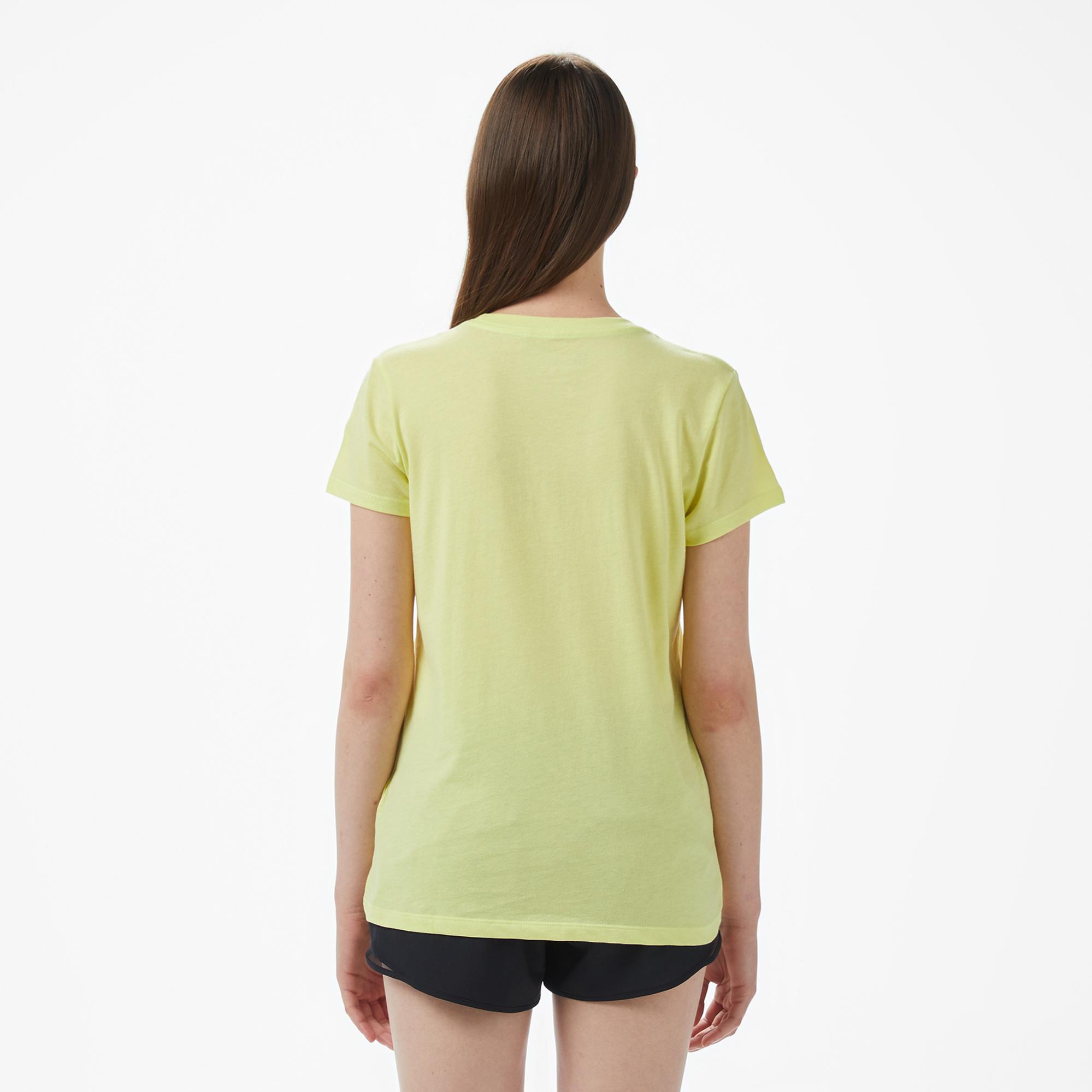 Under Armour Sportstyle Logo Ss Kadın Sarı T-Shirt