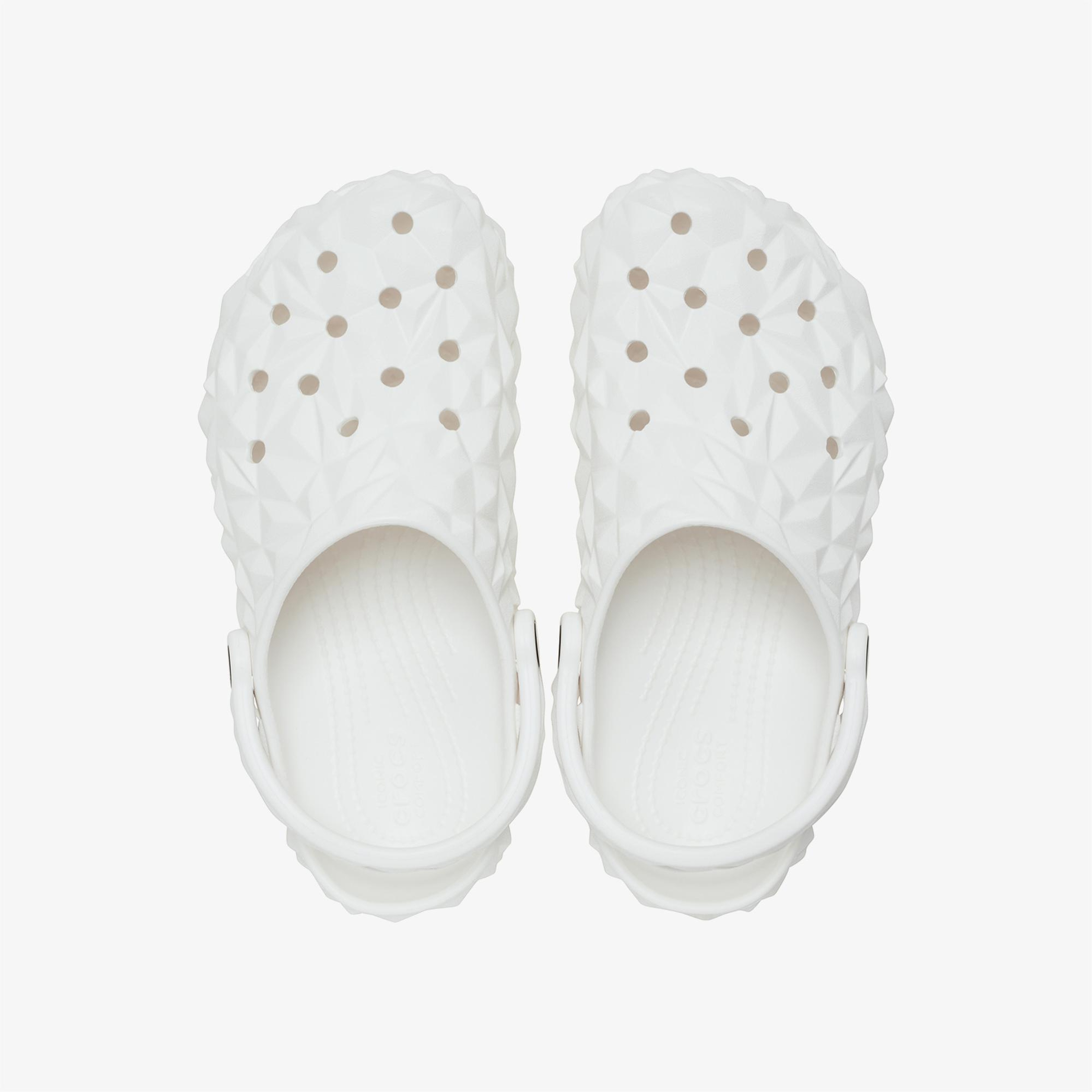 Crocs Classic Geometric Clog Unisex Beyaz Terlik