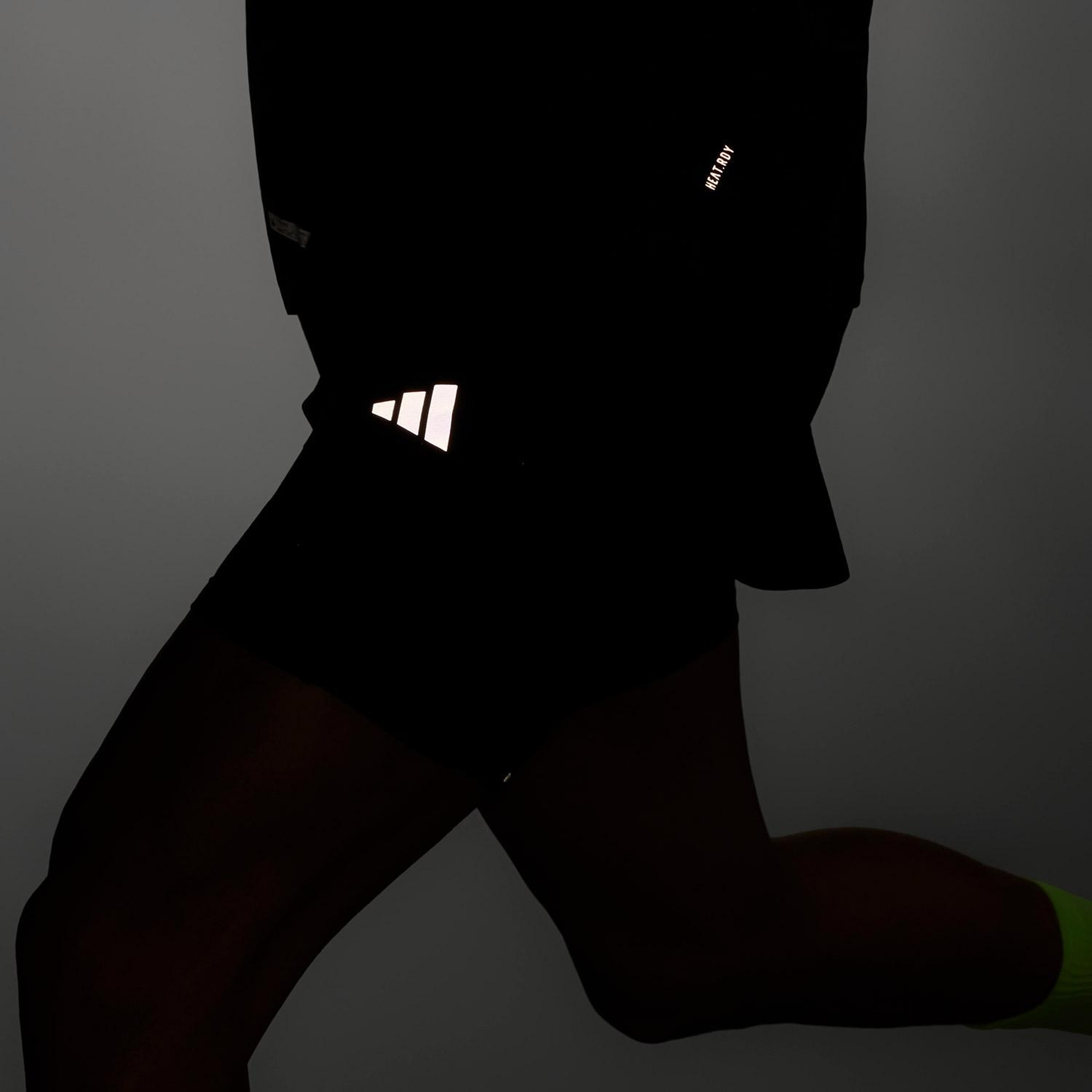 adidas Ultimate 2in1 Erkek Siyah Koşu Şortu