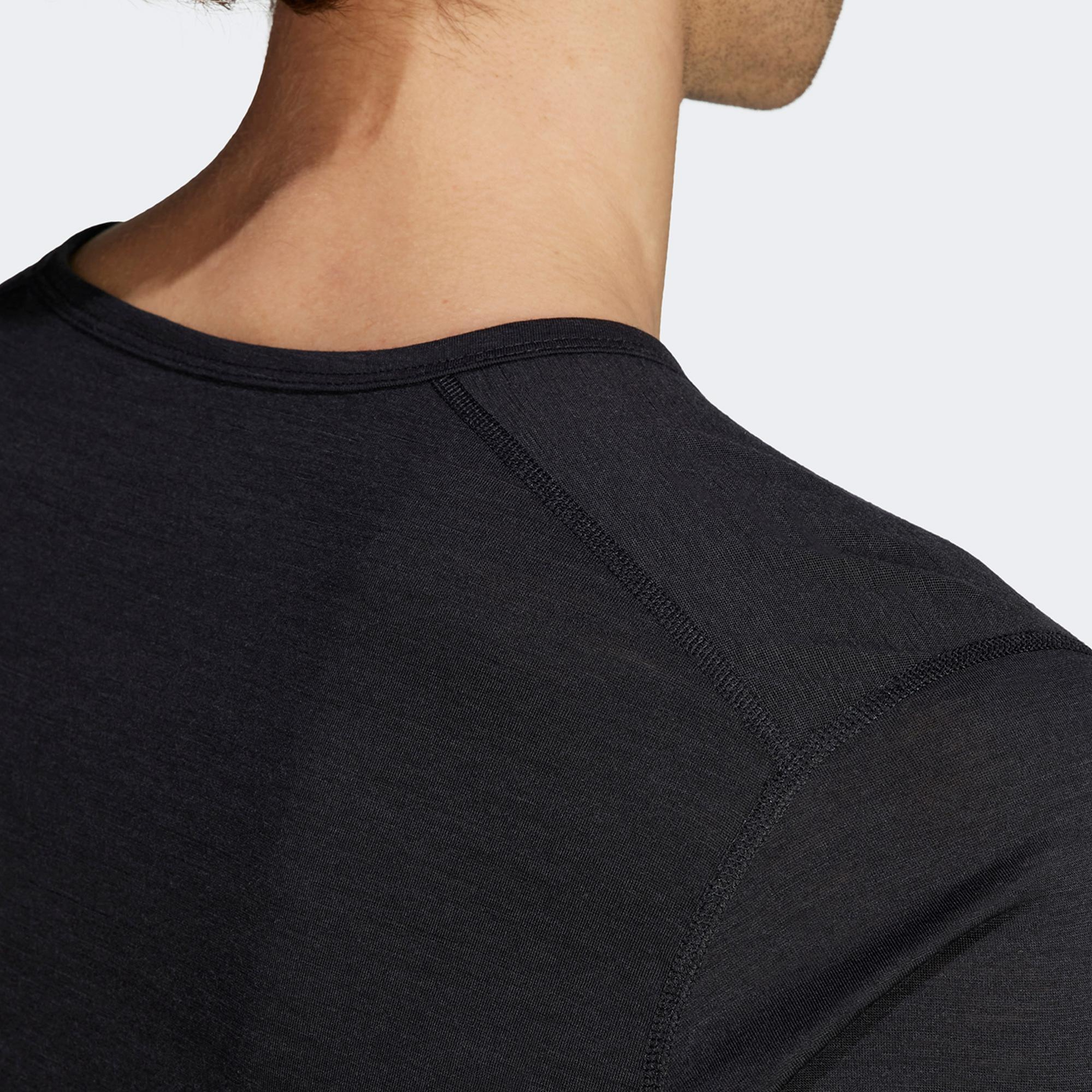 adidas Xperior Merino Erkek Siyah Antrenman T-Shirt