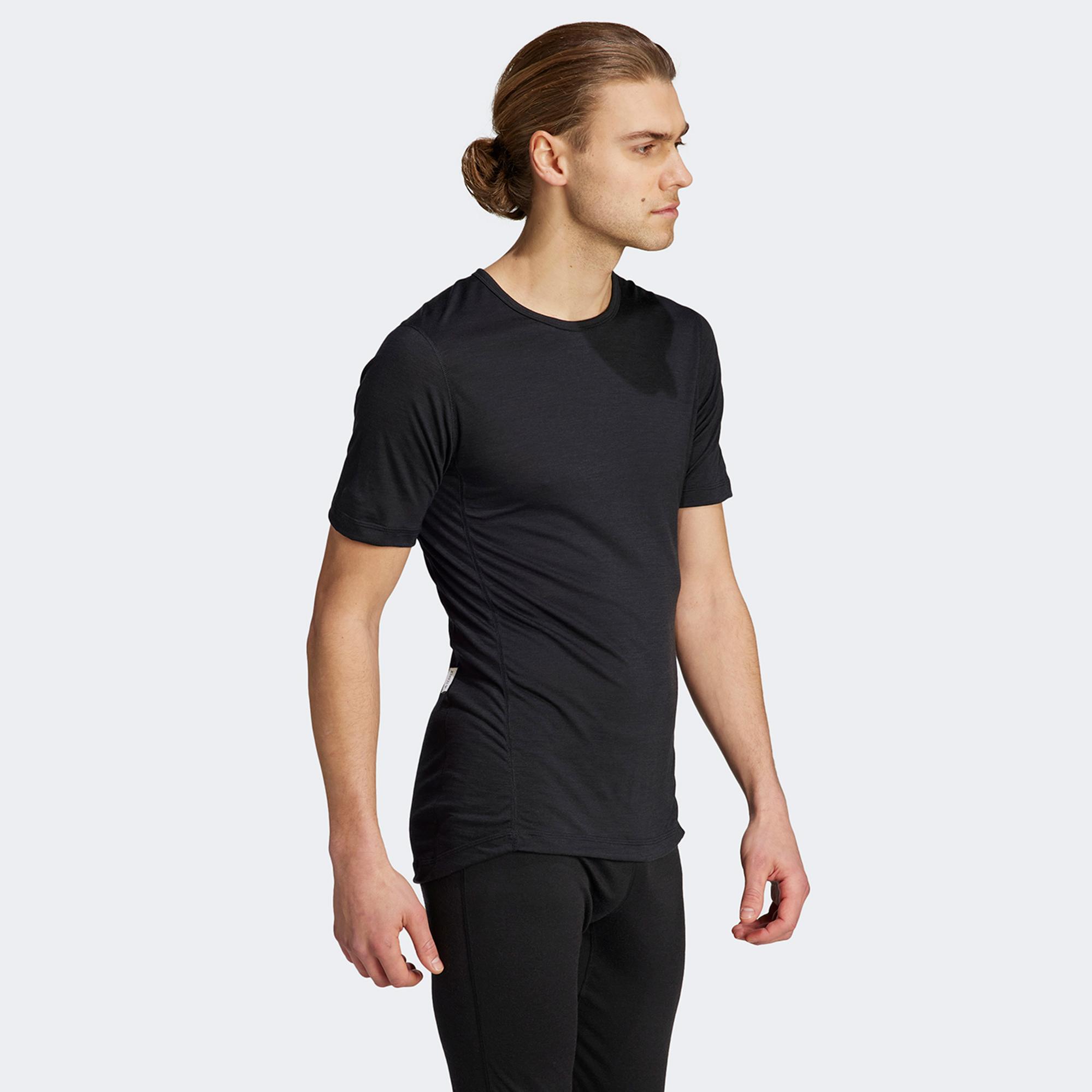 adidas Xperior Merino Erkek Siyah Antrenman T-Shirt