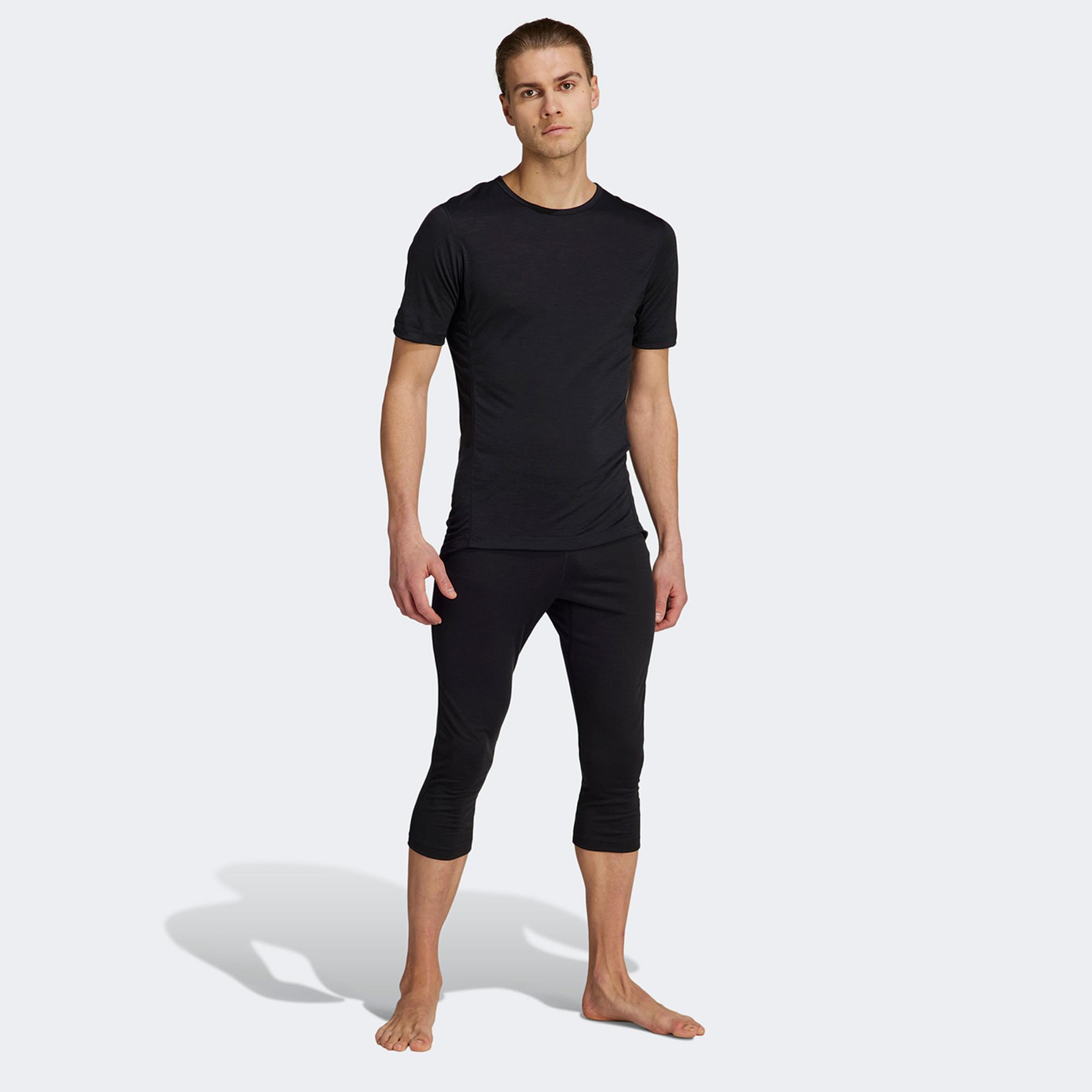 adidas Xperior Merino Erkek Siyah Antrenman T-Shirt