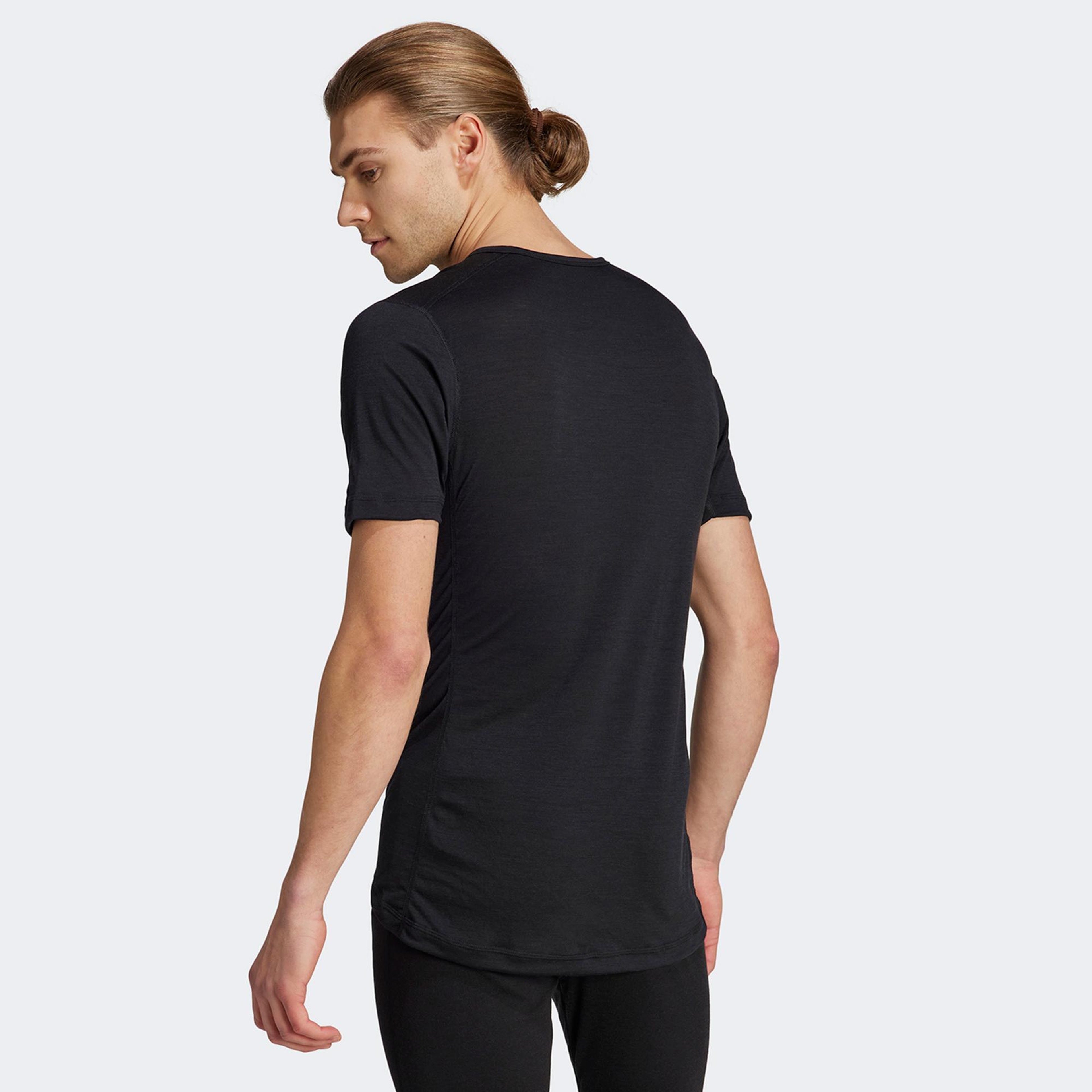 adidas Xperior Merino Erkek Siyah Antrenman T-Shirt