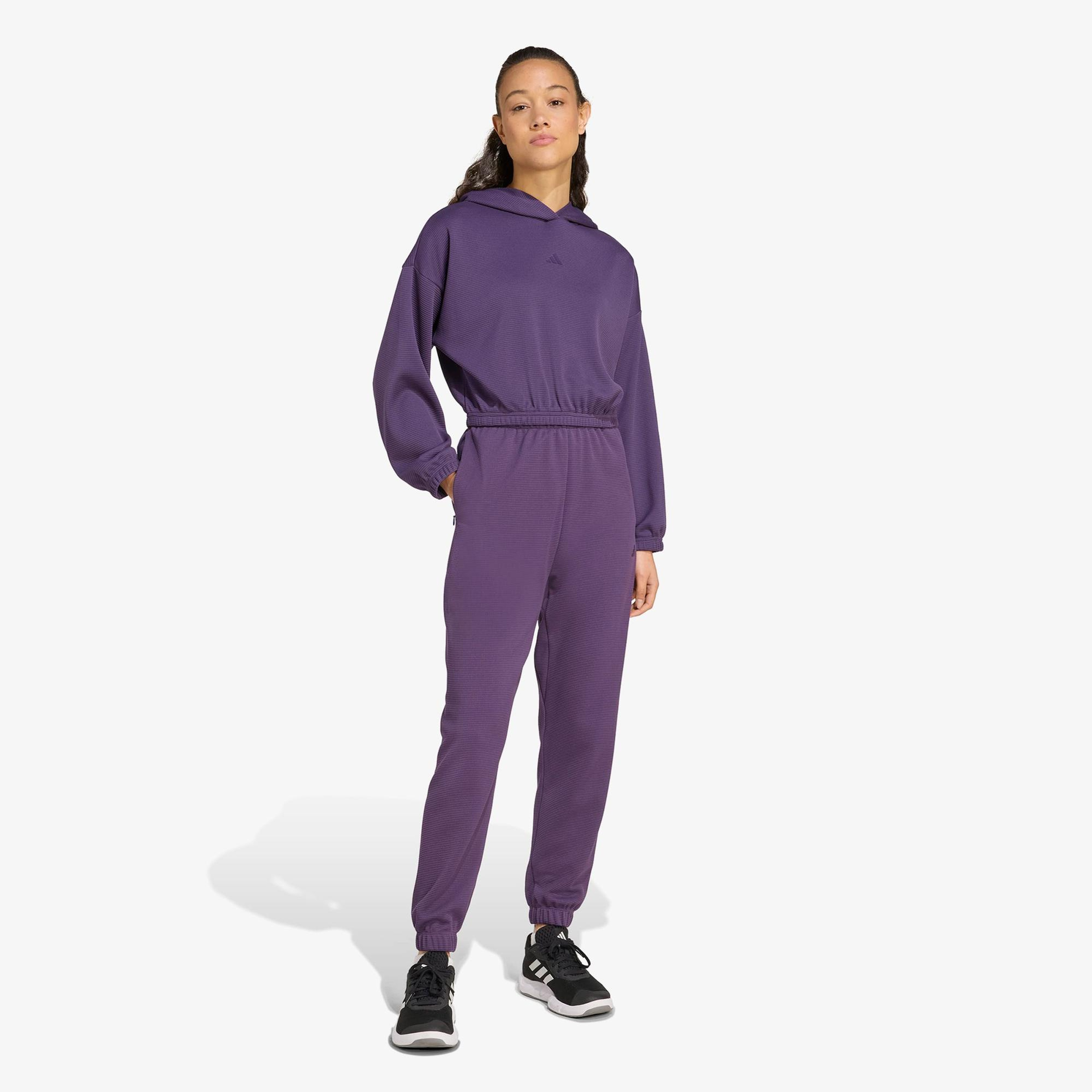 adidas Yoga Motion Kadın Mor Antrenman Eşofman Altı