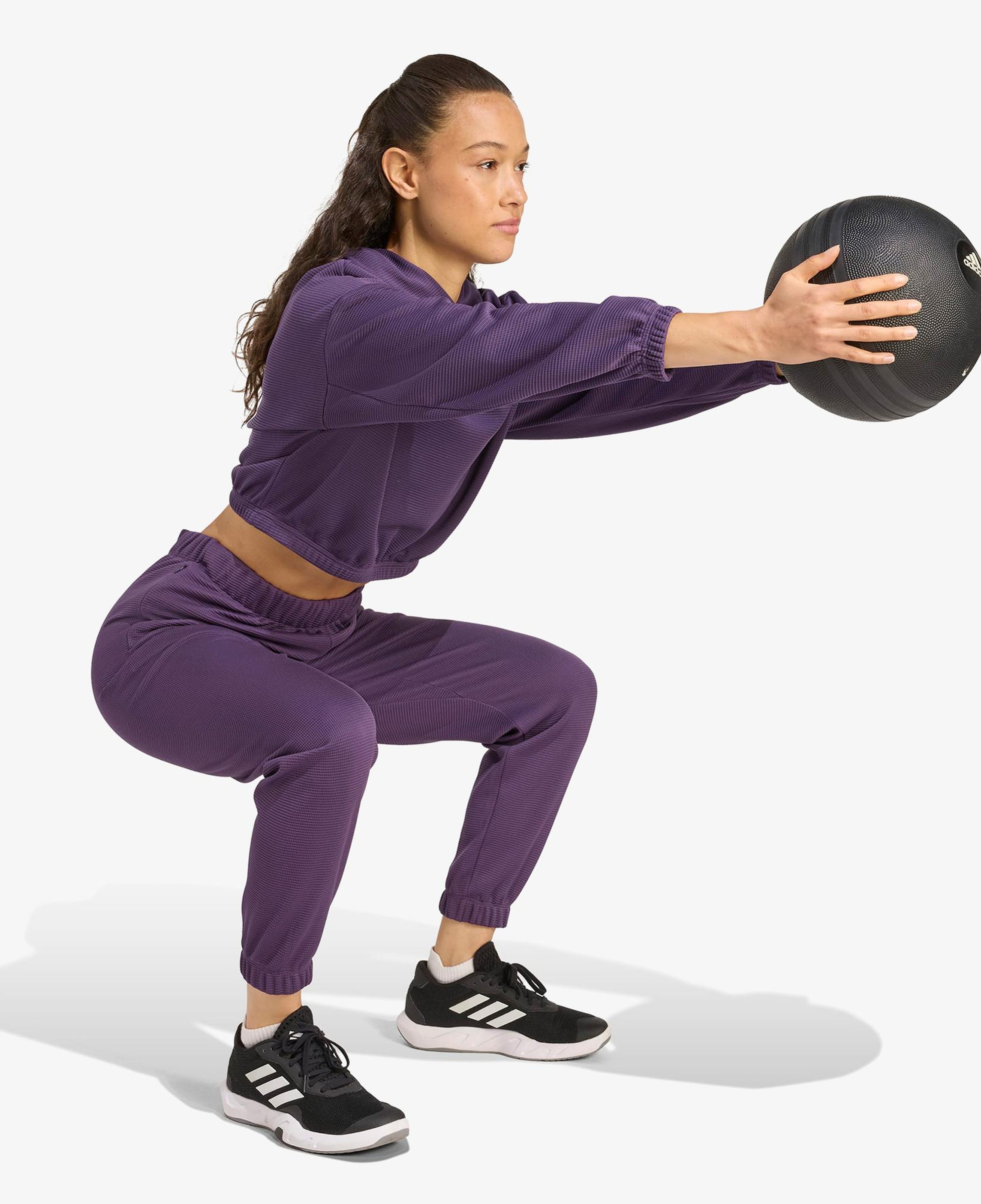 adidas Yoga Motion Kadın Mor Antrenman Eşofman Altı