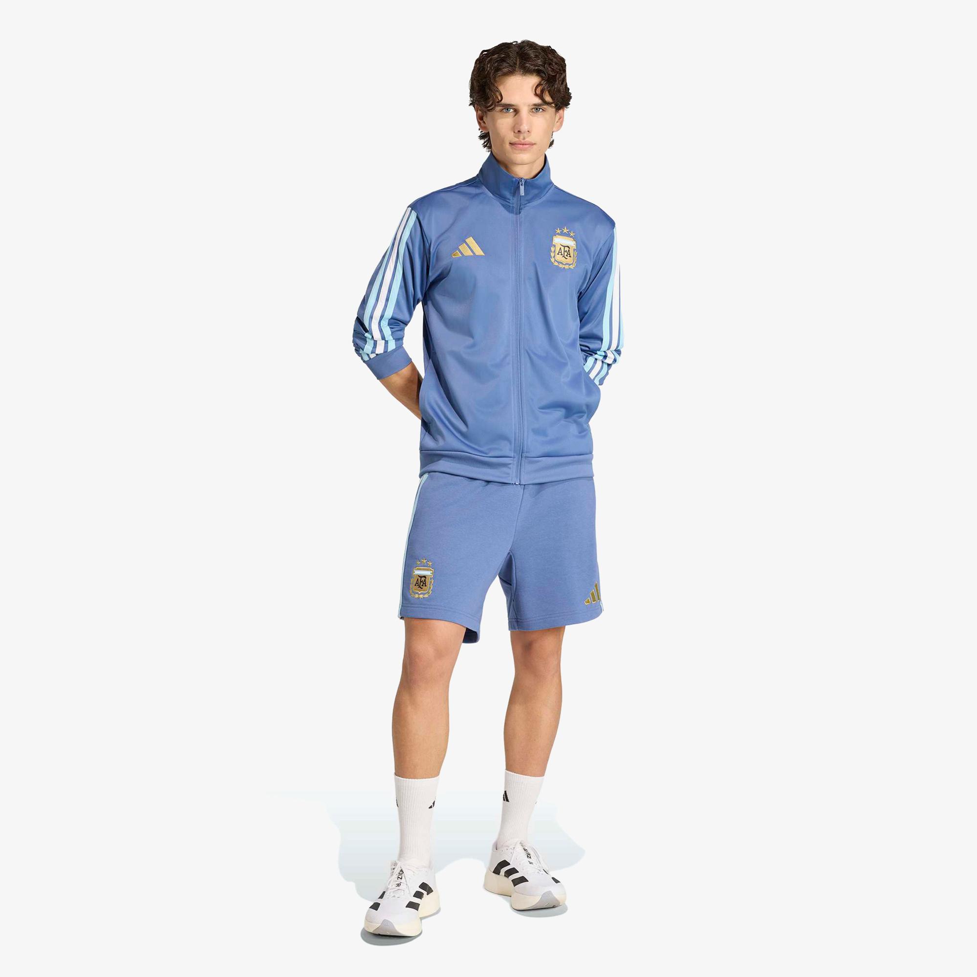 adidas Arjantin Dna Erkek Mavi Eşofman Üstü