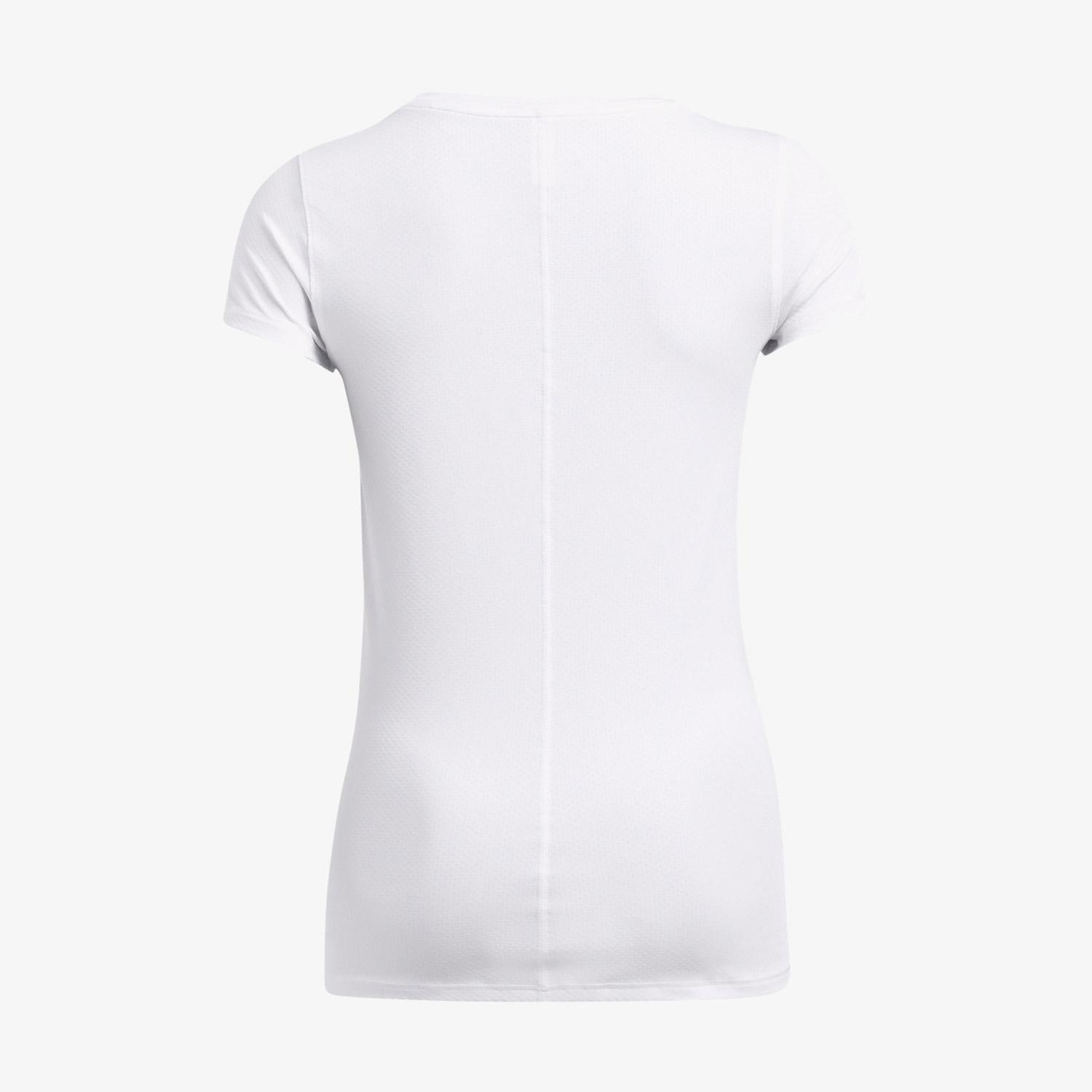 Under Armour Heat Gear Kadın Beyaz Antrenman T-Shirt