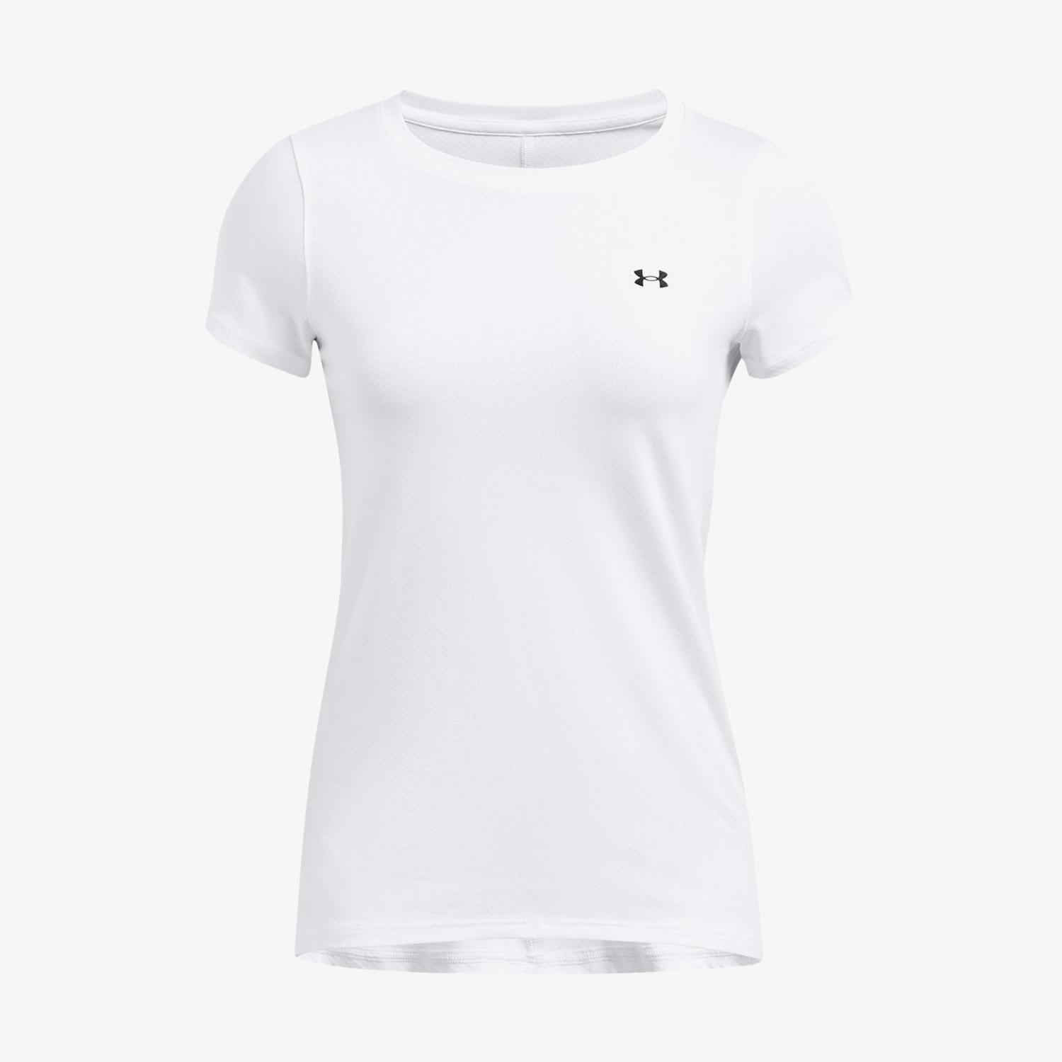 Under Armour Heat Gear Kadın Beyaz Antrenman T-Shirt