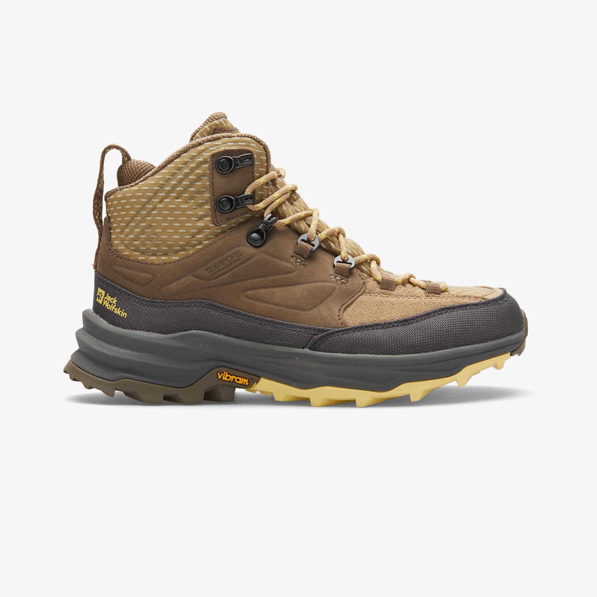 Jack Wolfskin Cyrox Texapore Mid Kadın Krem Outdoor Bot