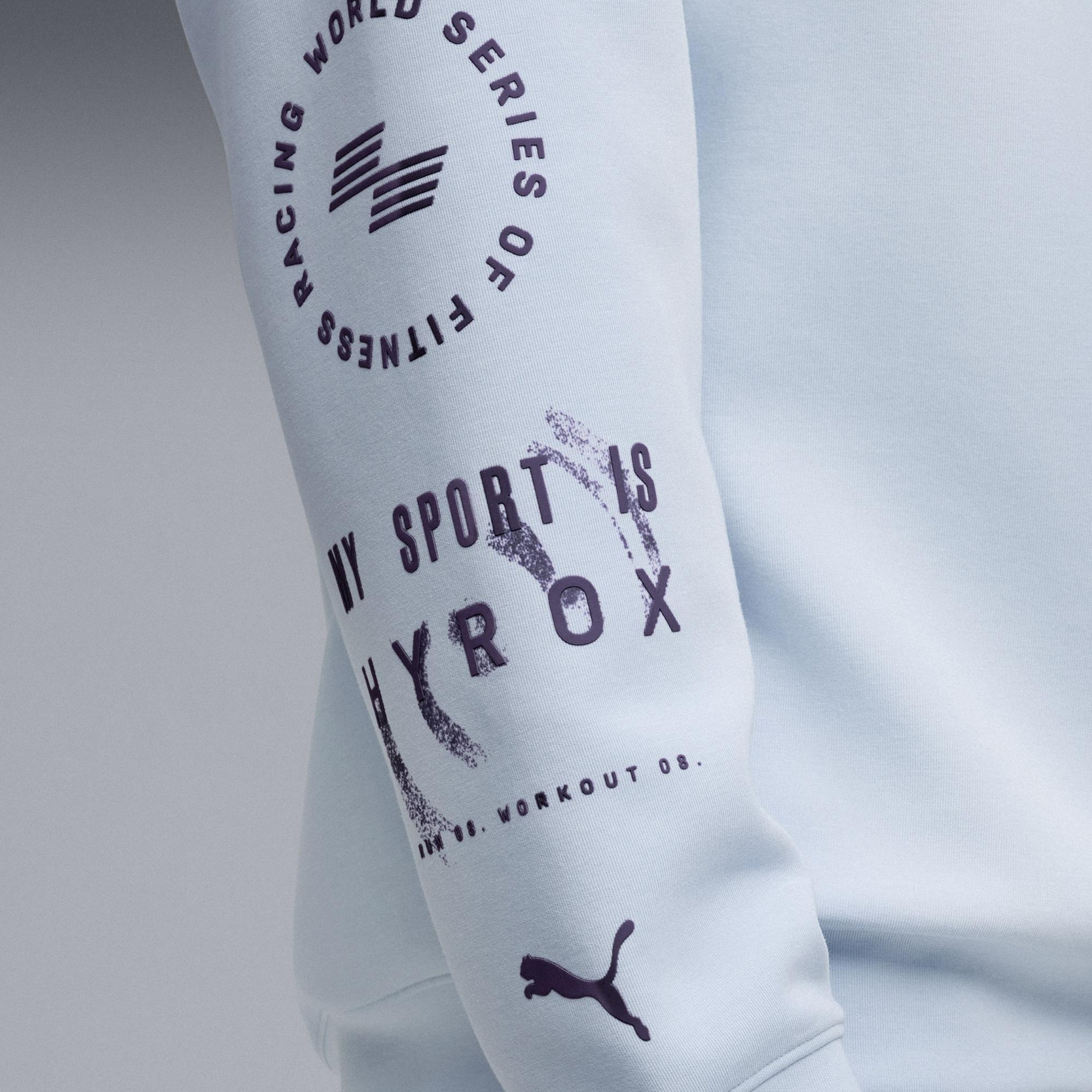 Puma x Hyrox Cldspun Erkek Beyaz Antrenman Sweatshirt